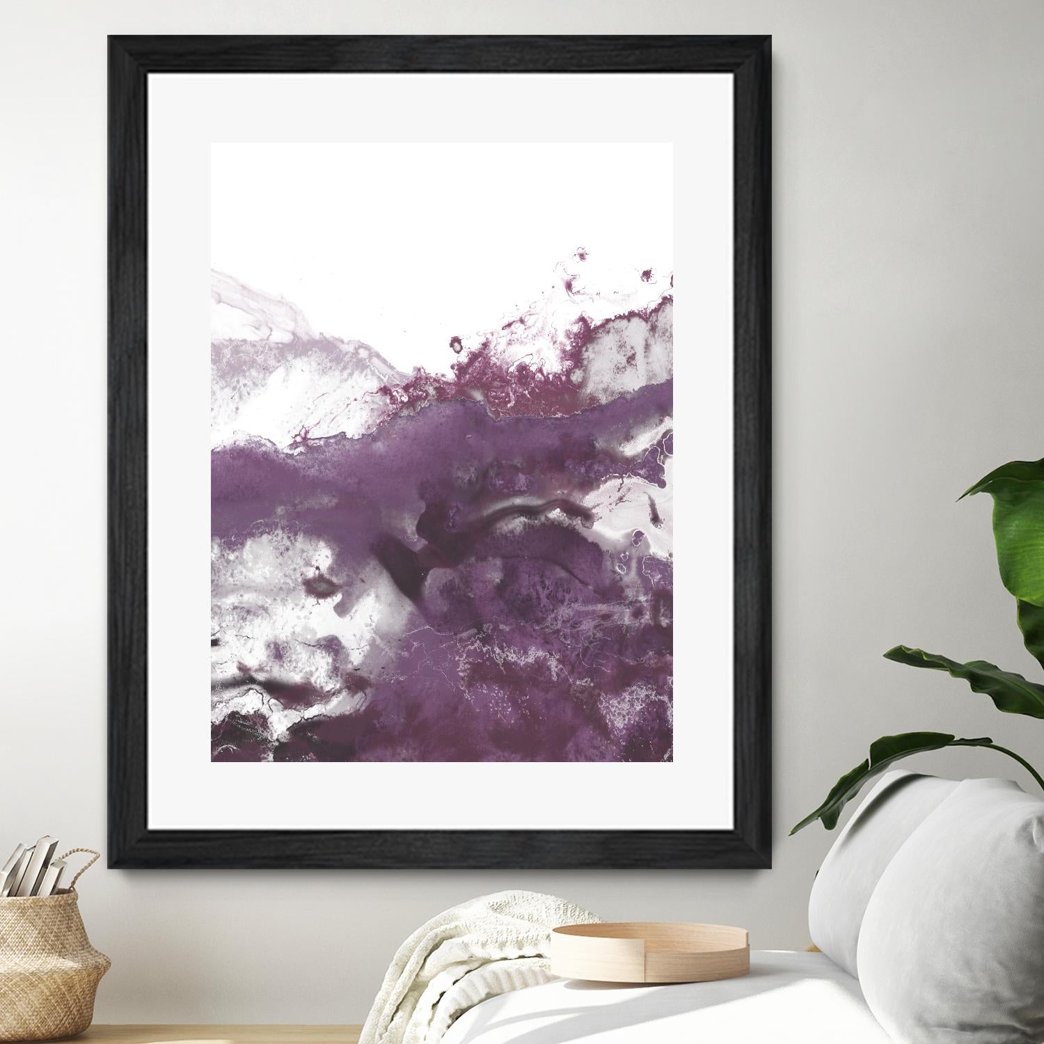 Orchid Wave IV by June Erica Vess on GIANT ART - pink abstract