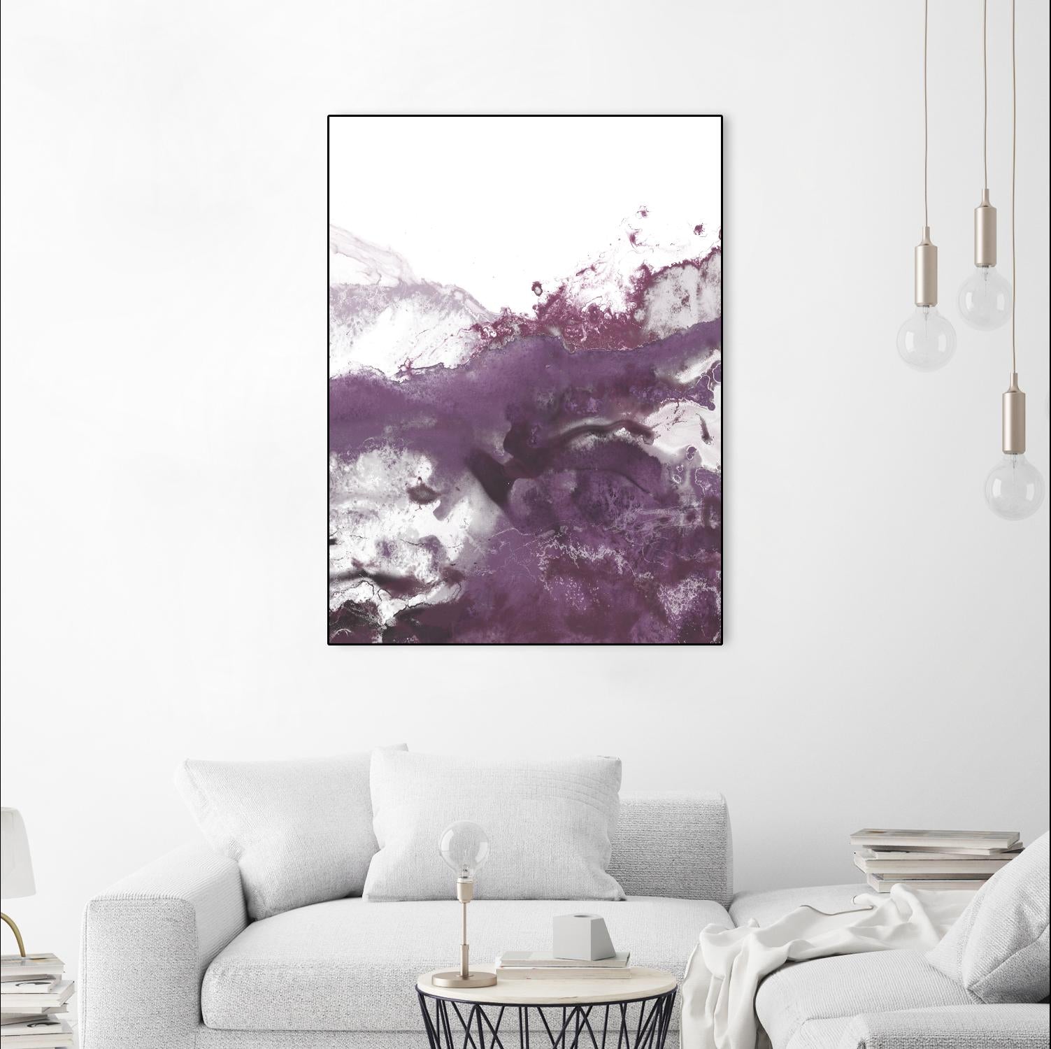 Orchid Wave IV by June Erica Vess on GIANT ART - pink abstract