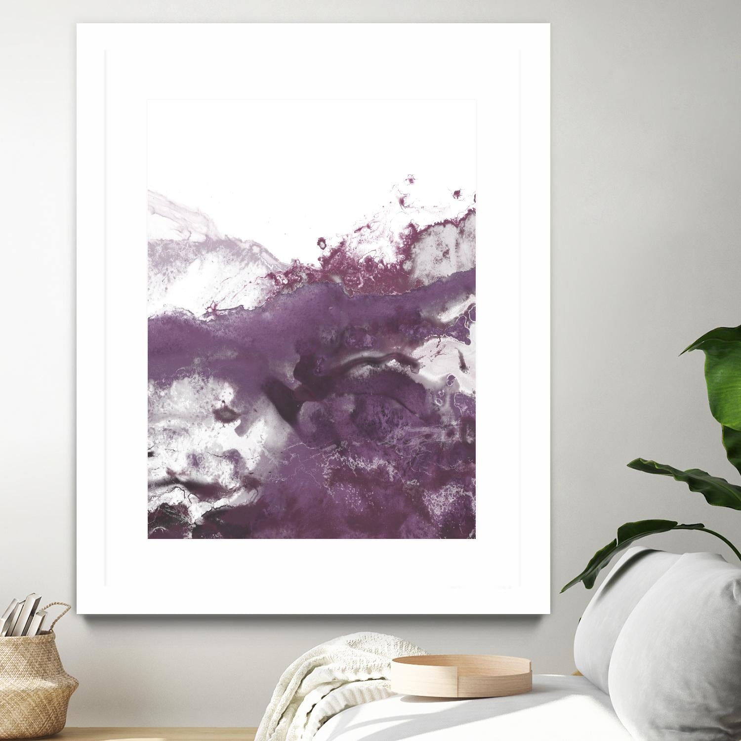 Orchid Wave IV by June Erica Vess on GIANT ART - pink abstract