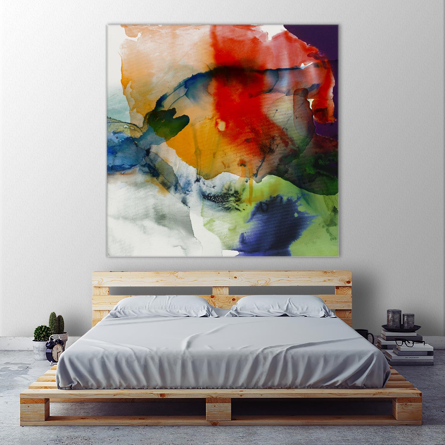 Vibrant Terrain I by Sisa Jasper on GIANT ART - abstract