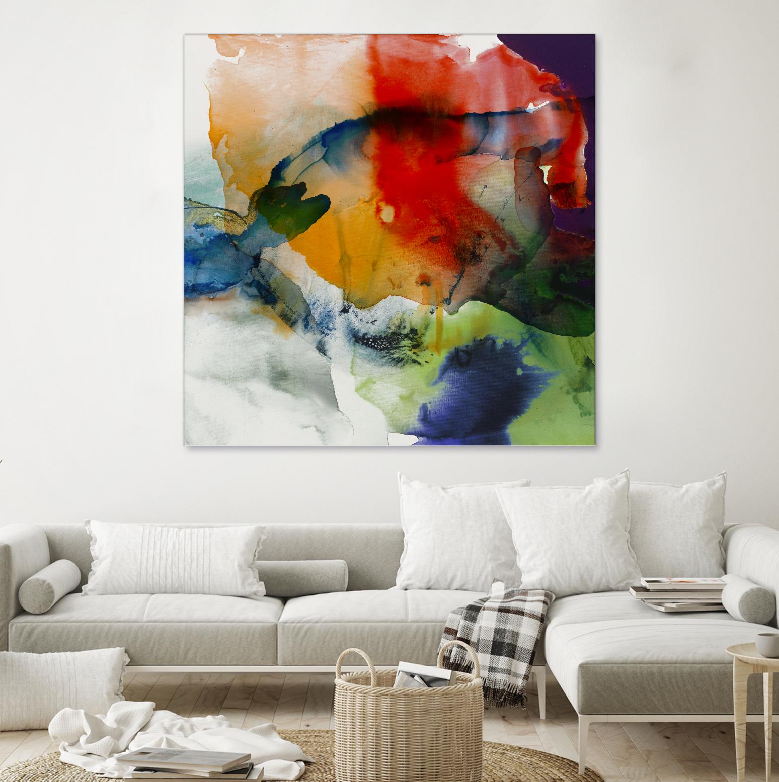 Vibrant Terrain I by Sisa Jasper on GIANT ART - abstract