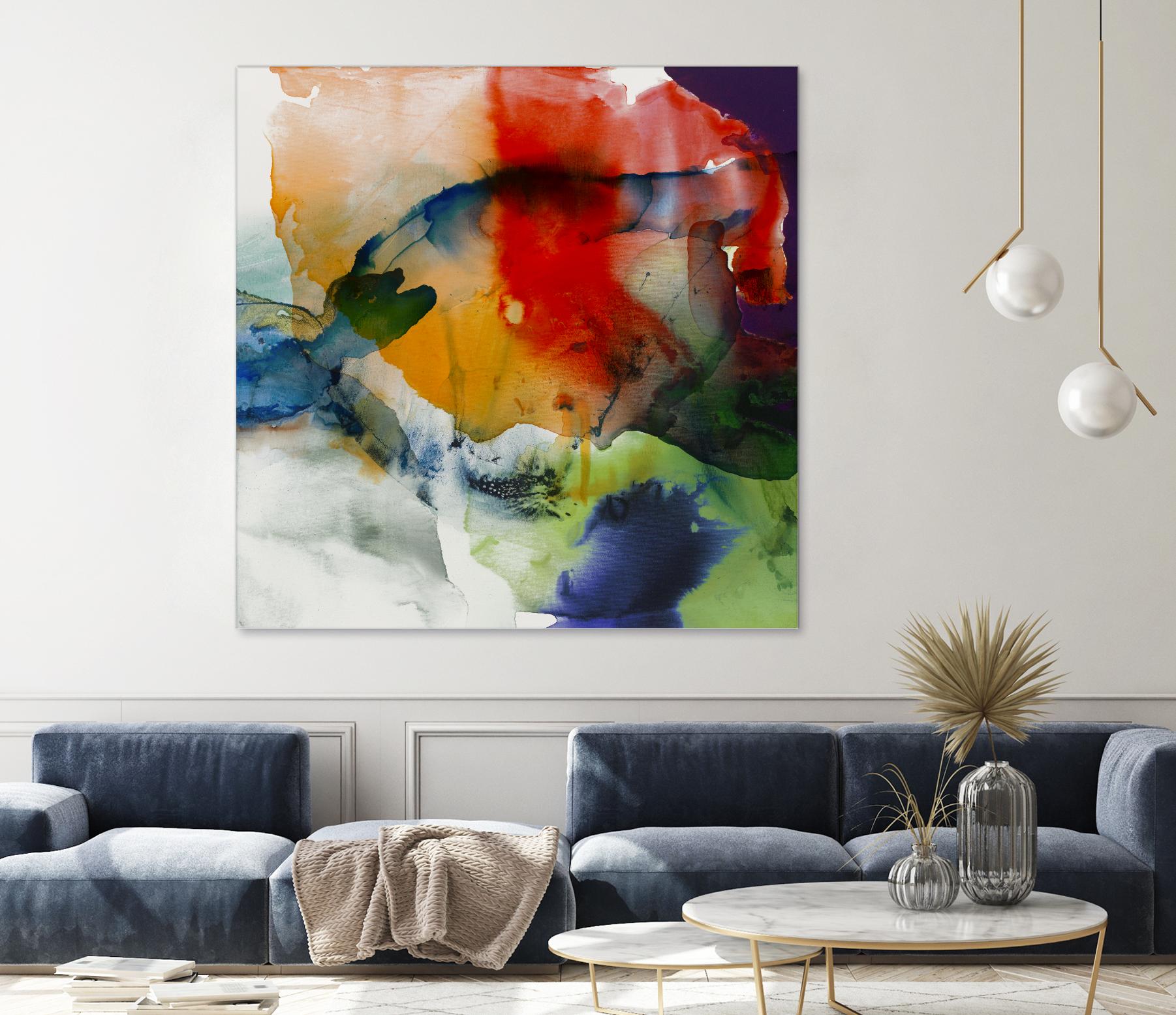 Vibrant Terrain I by Sisa Jasper on GIANT ART - abstract