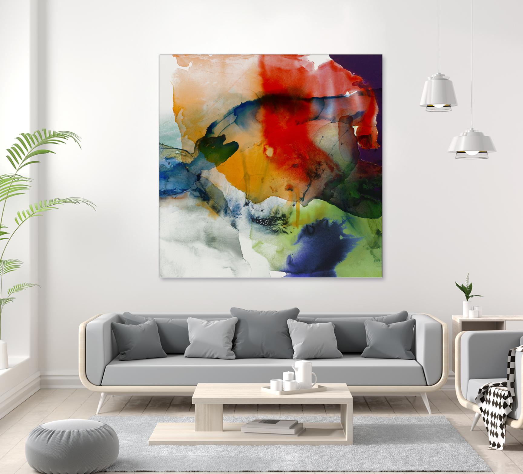 Vibrant Terrain I by Sisa Jasper on GIANT ART - abstract