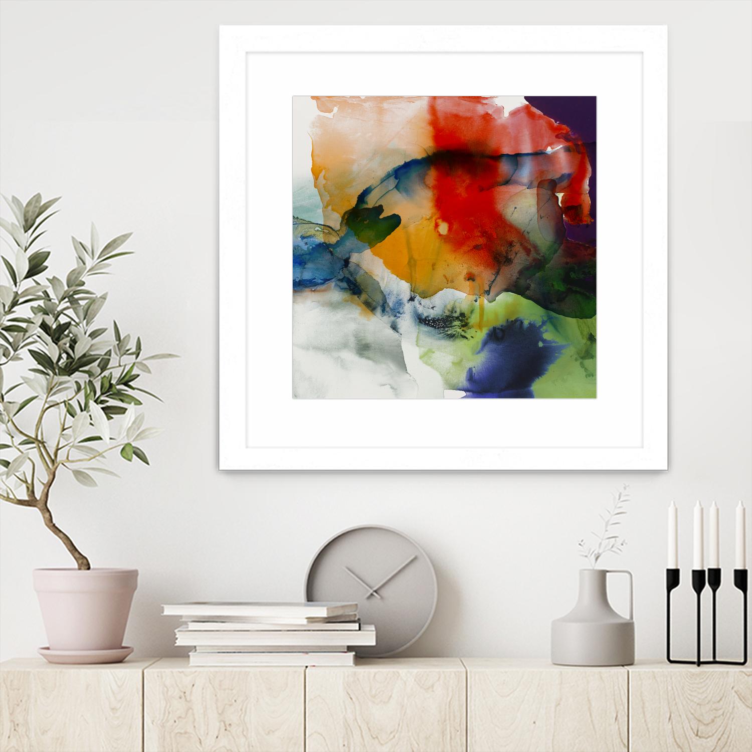 Vibrant Terrain I by Sisa Jasper on GIANT ART - abstract