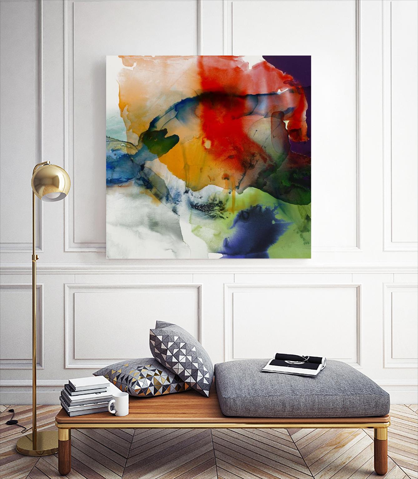 Vibrant Terrain I by Sisa Jasper on GIANT ART - abstract