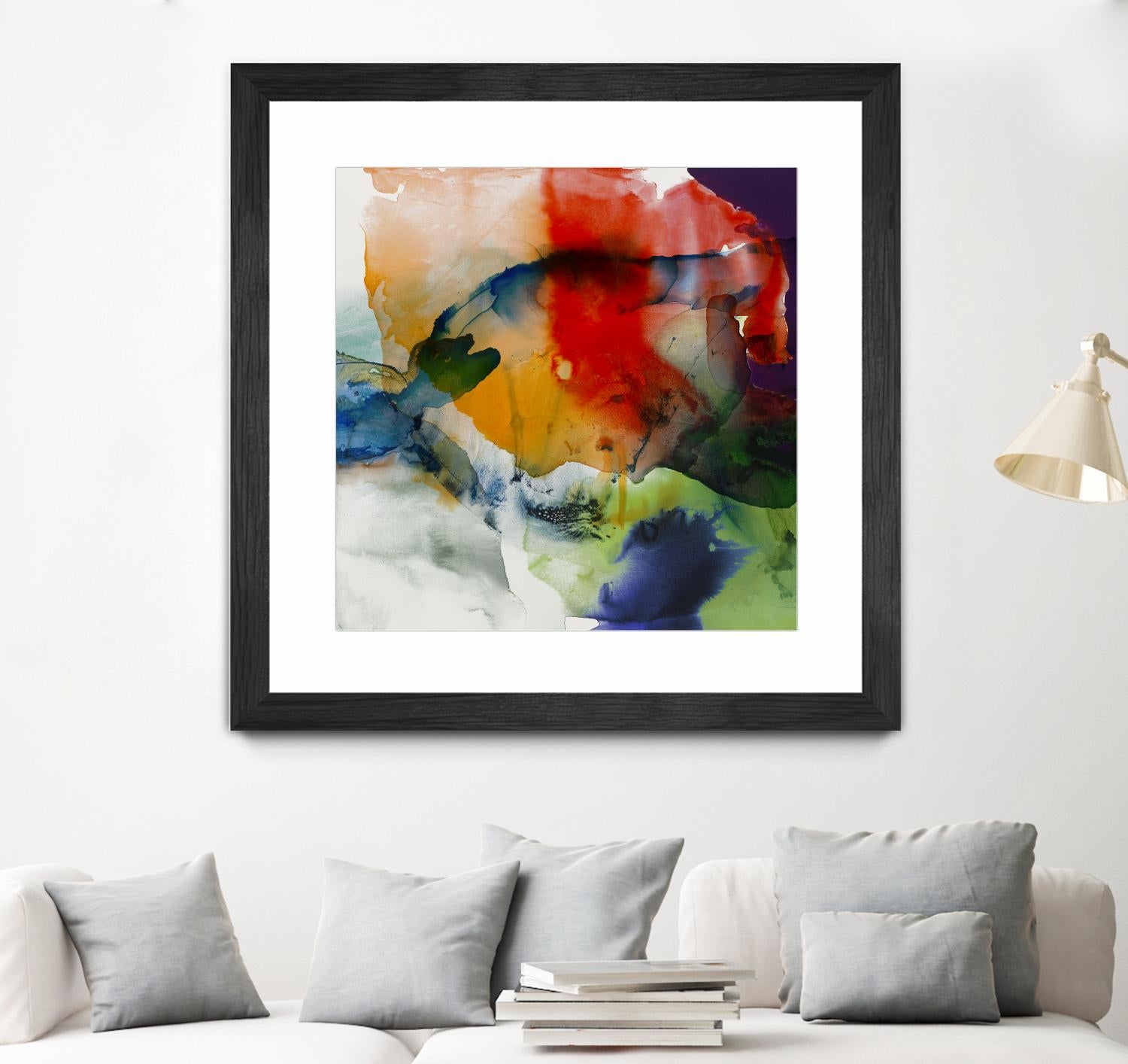 Vibrant Terrain I by Sisa Jasper on GIANT ART - abstract