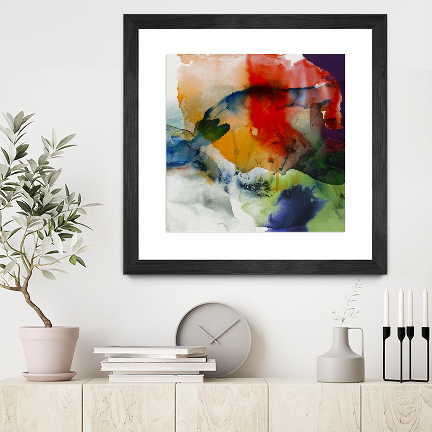 Vibrant Terrain I by Sisa Jasper on GIANT ART - abstract