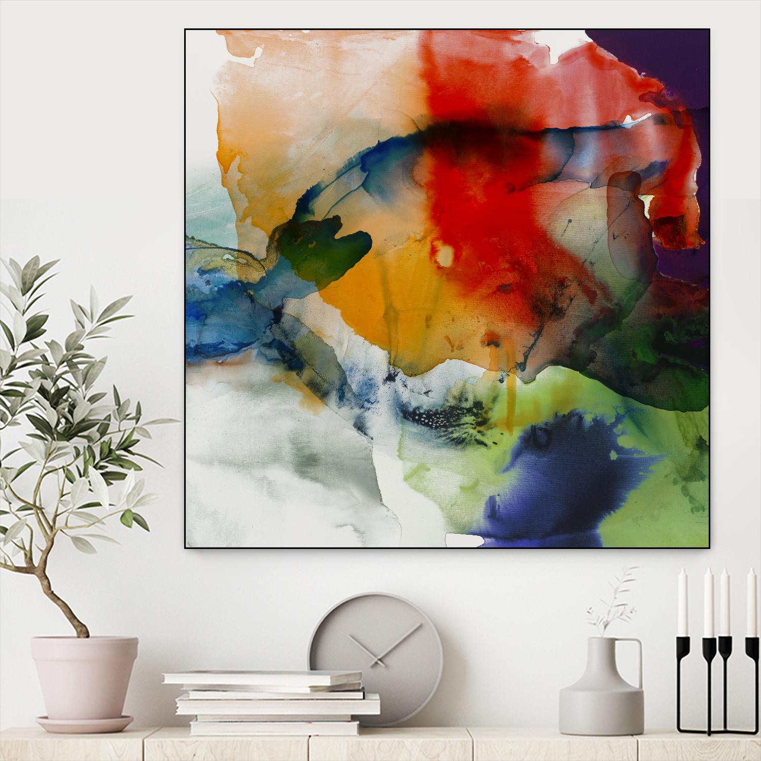 Vibrant Terrain I by Sisa Jasper on GIANT ART - abstract