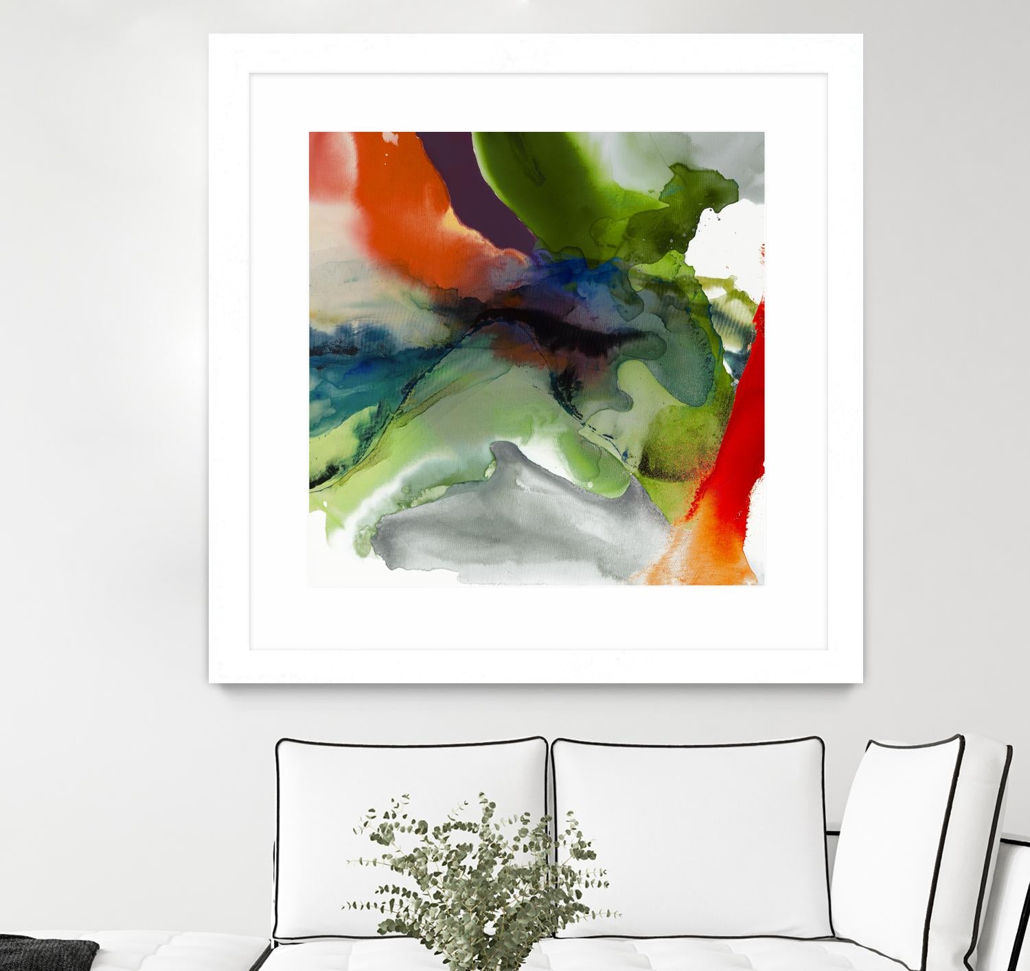 Vibrant Terrain II by Sisa Jasper on GIANT ART - abstract