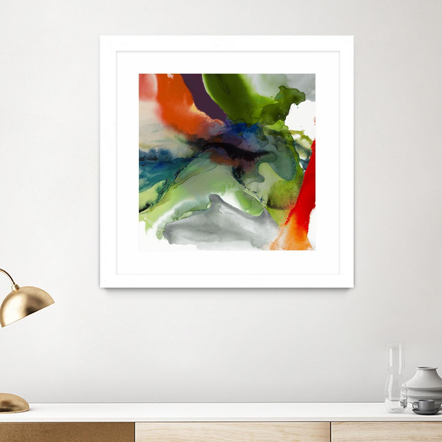 Vibrant Terrain II by Sisa Jasper on GIANT ART - abstract