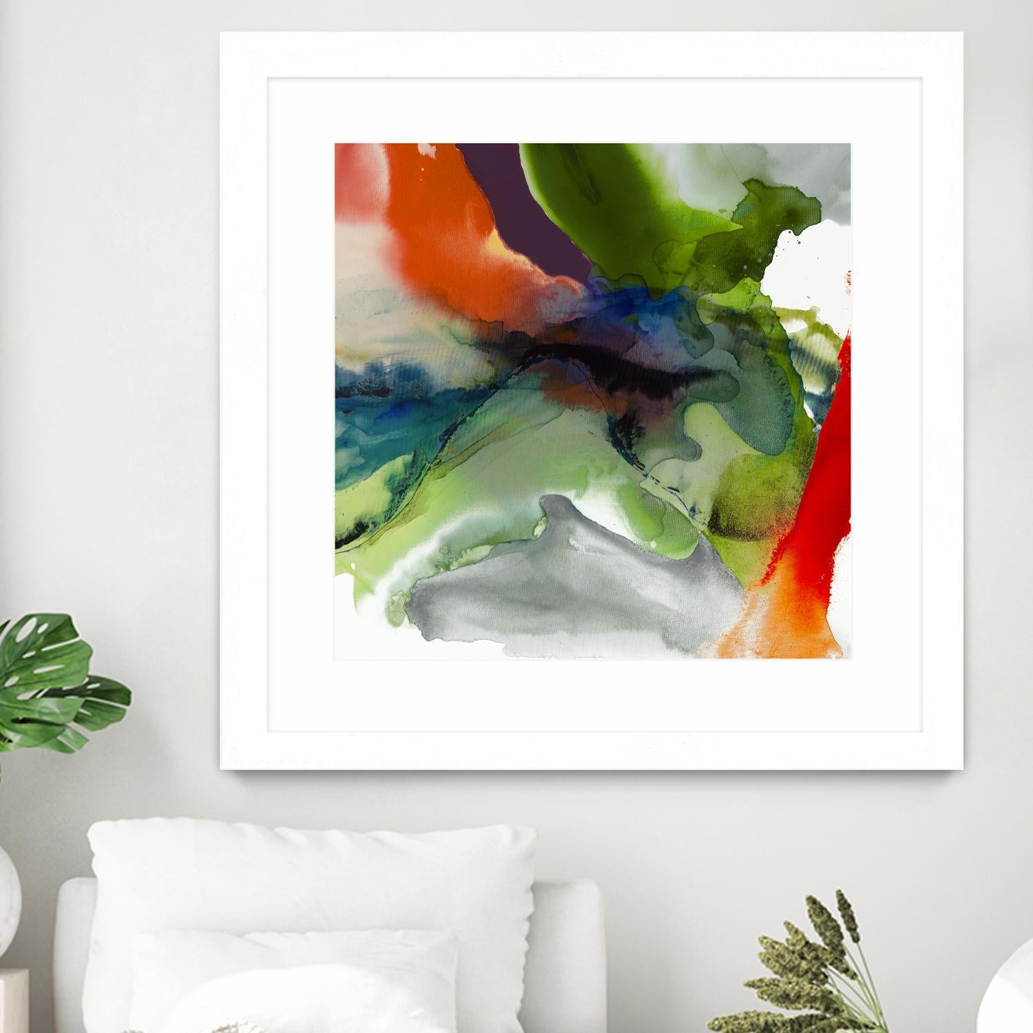 Vibrant Terrain II by Sisa Jasper on GIANT ART - abstract