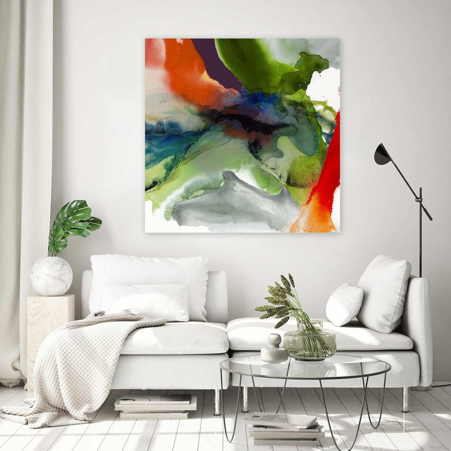 Vibrant Terrain II by Sisa Jasper on GIANT ART - abstract