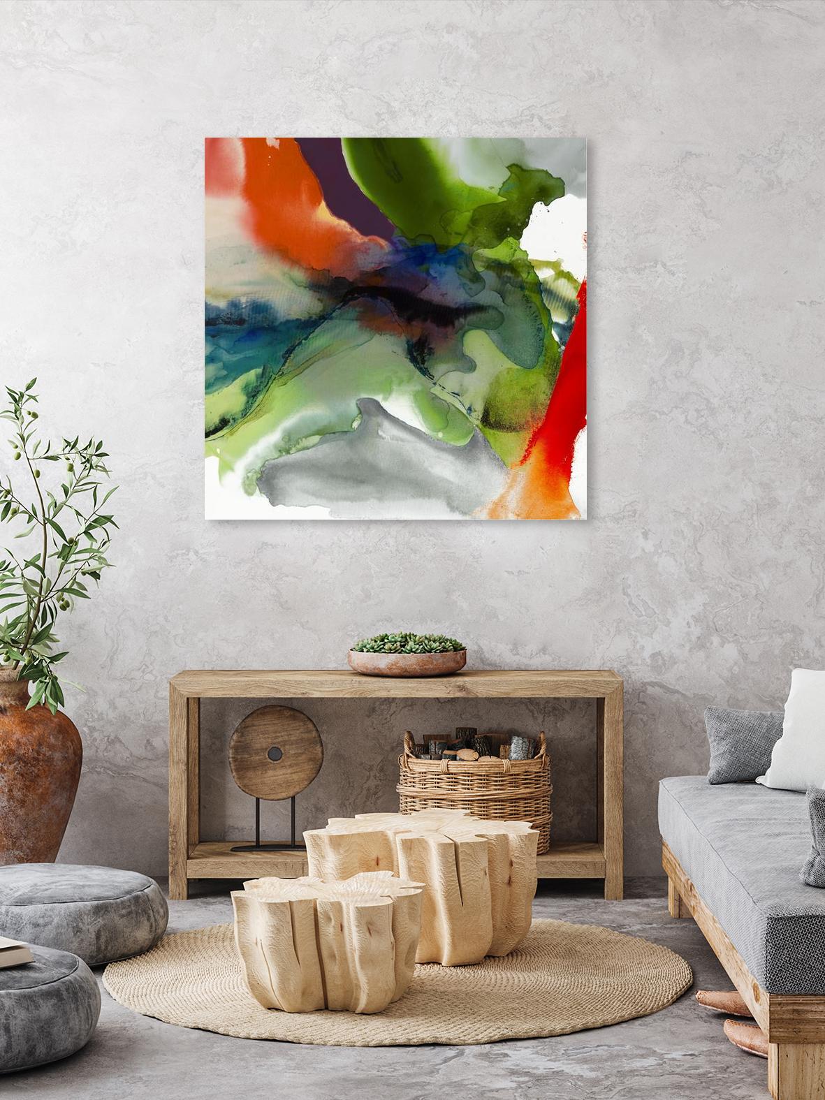 Vibrant Terrain II by Sisa Jasper on GIANT ART - abstract