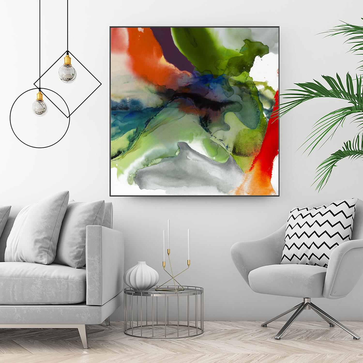 Vibrant Terrain II by Sisa Jasper on GIANT ART - abstract