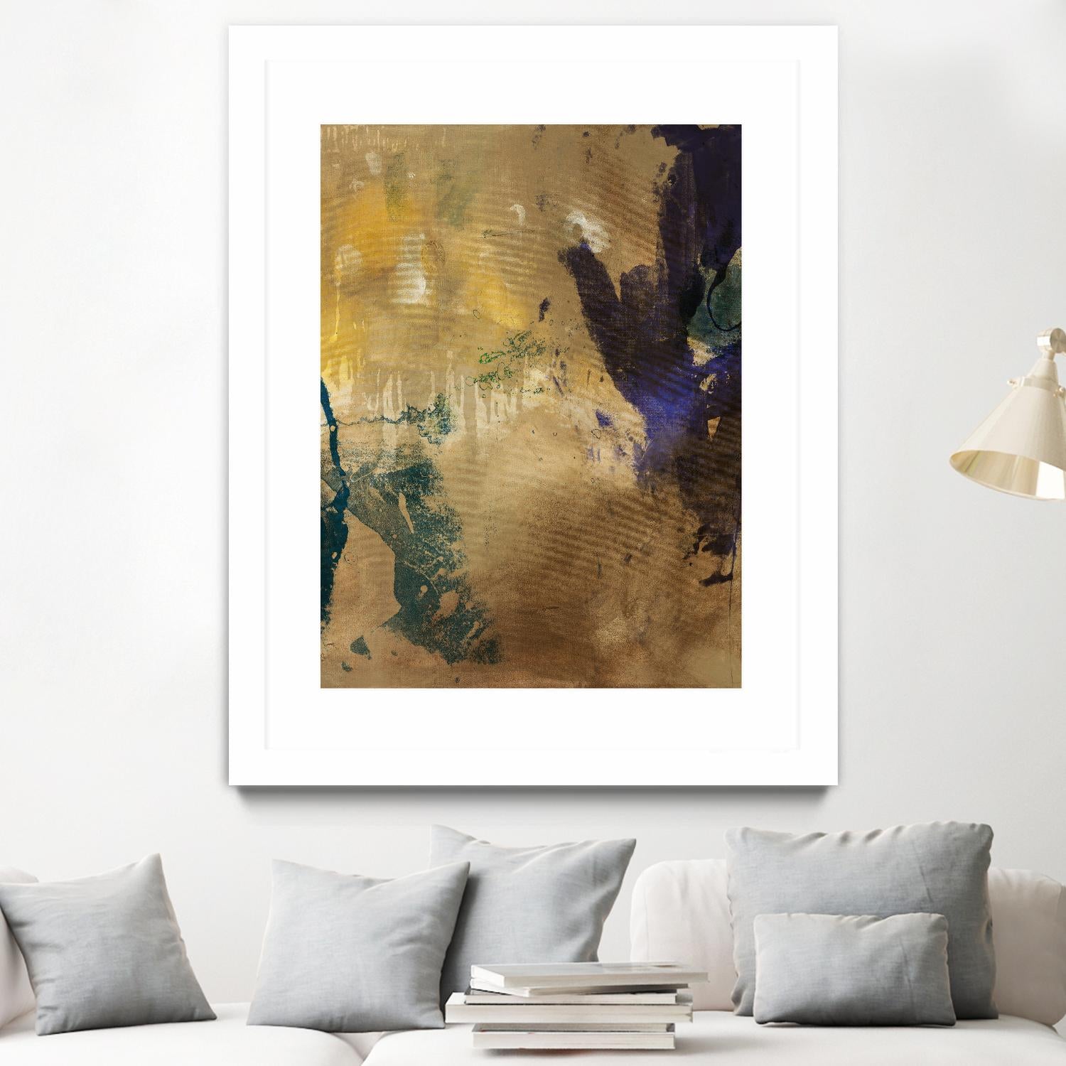 Amber Haze I by Sisa Jasper on GIANT ART - brown abstract