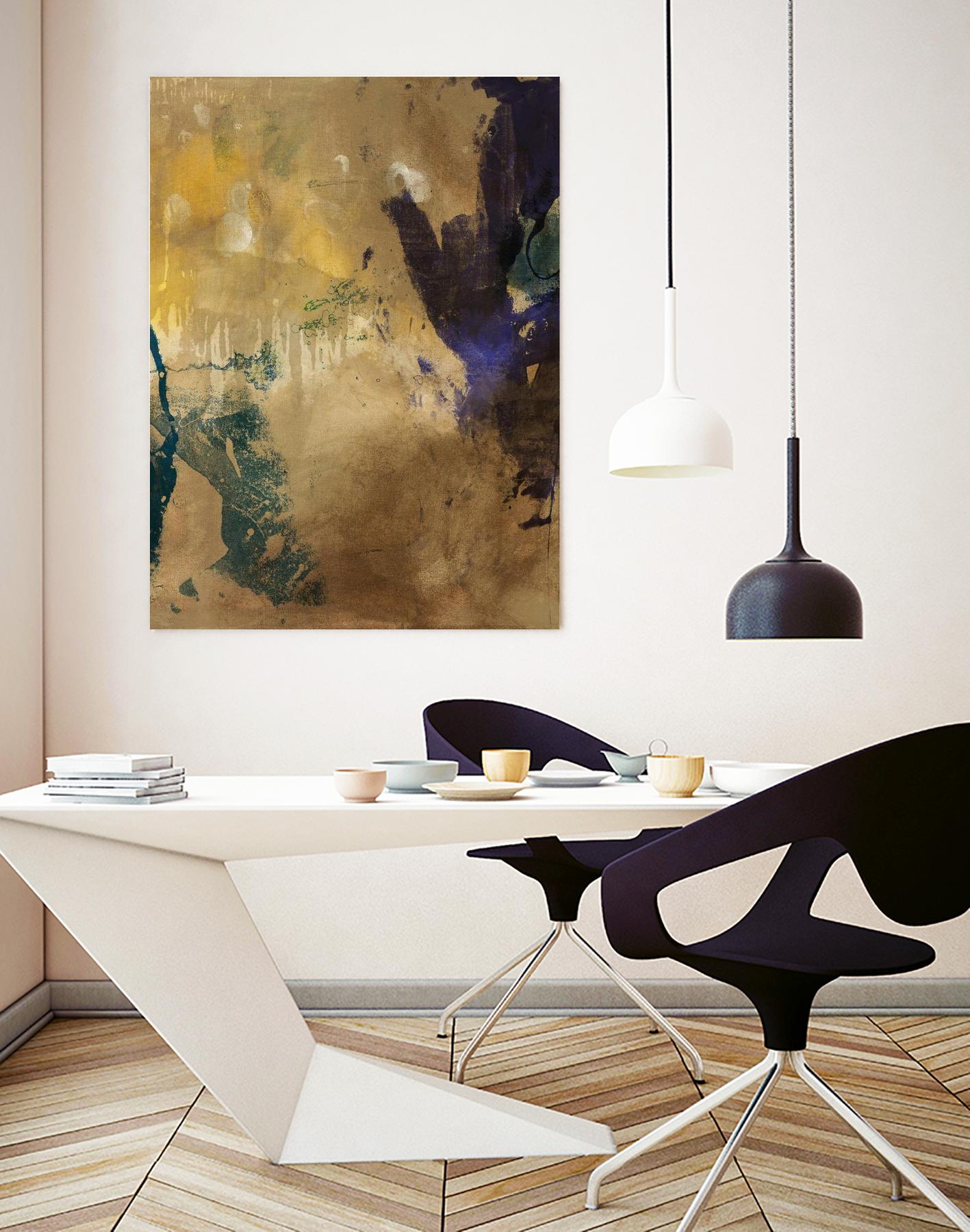 Amber Haze I by Sisa Jasper on GIANT ART - brown abstract