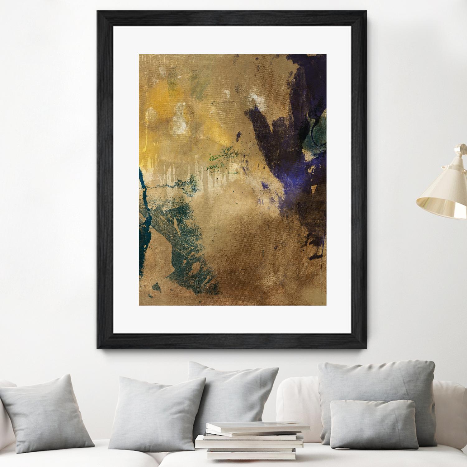 Amber Haze I by Sisa Jasper on GIANT ART - brown abstract