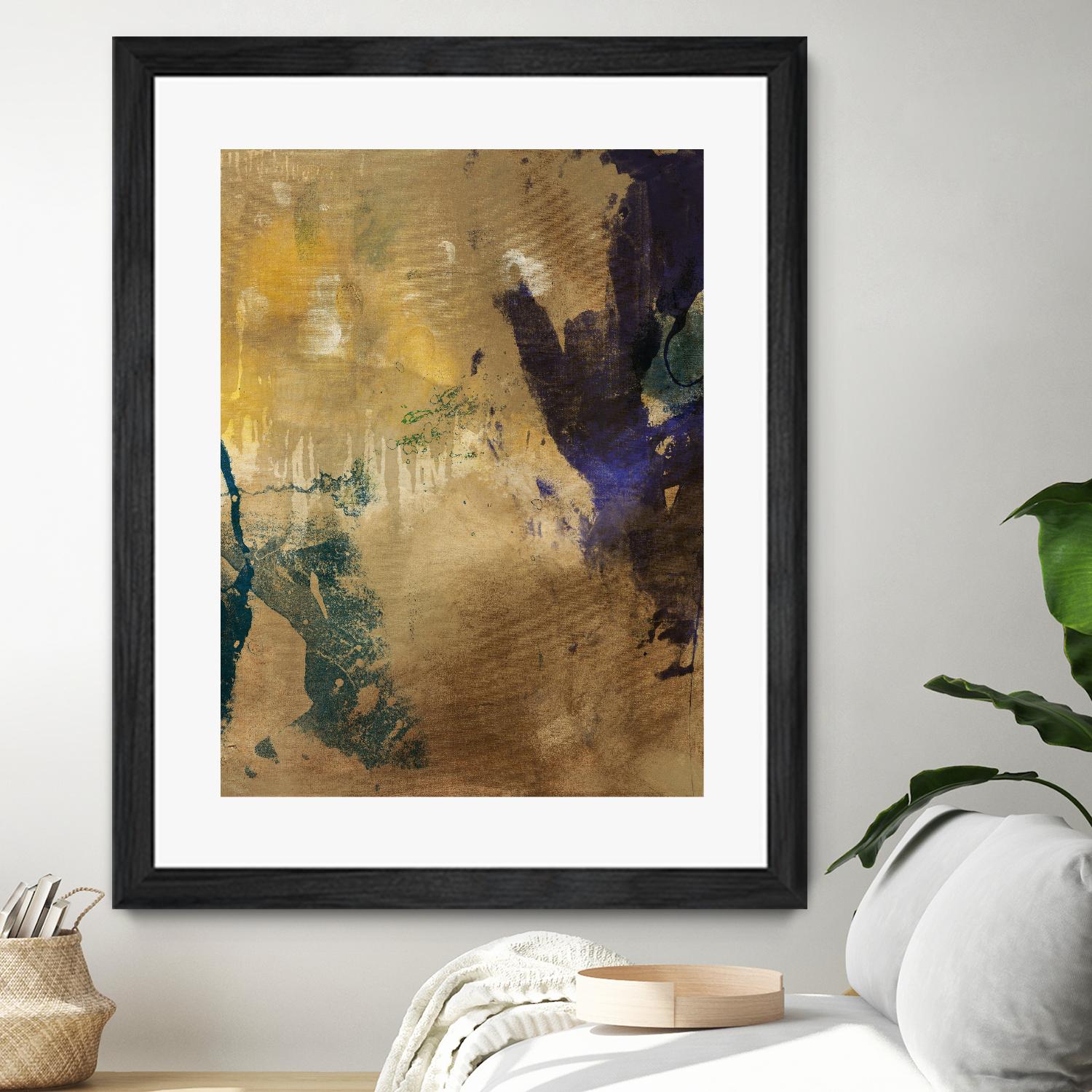 Amber Haze I by Sisa Jasper on GIANT ART - brown abstract