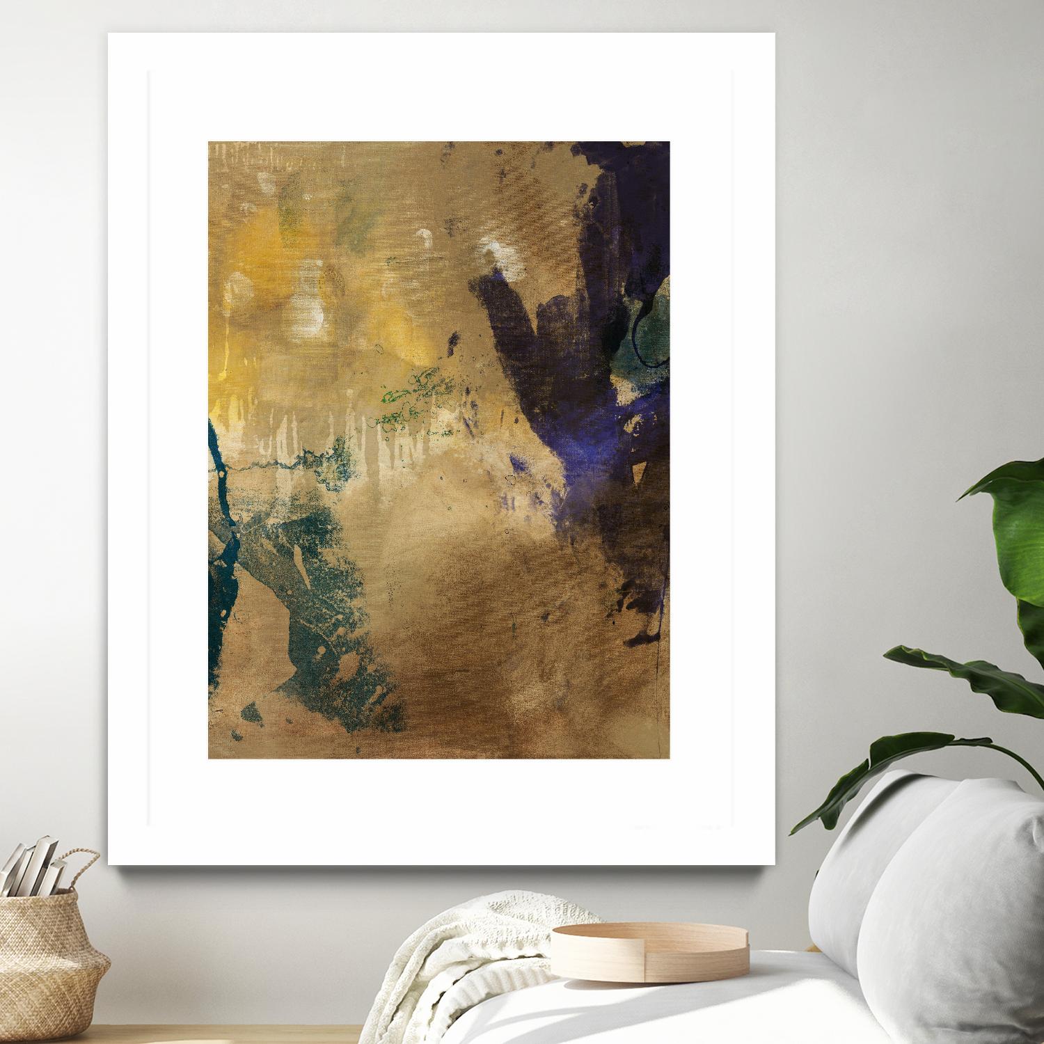 Amber Haze I by Sisa Jasper on GIANT ART - brown abstract