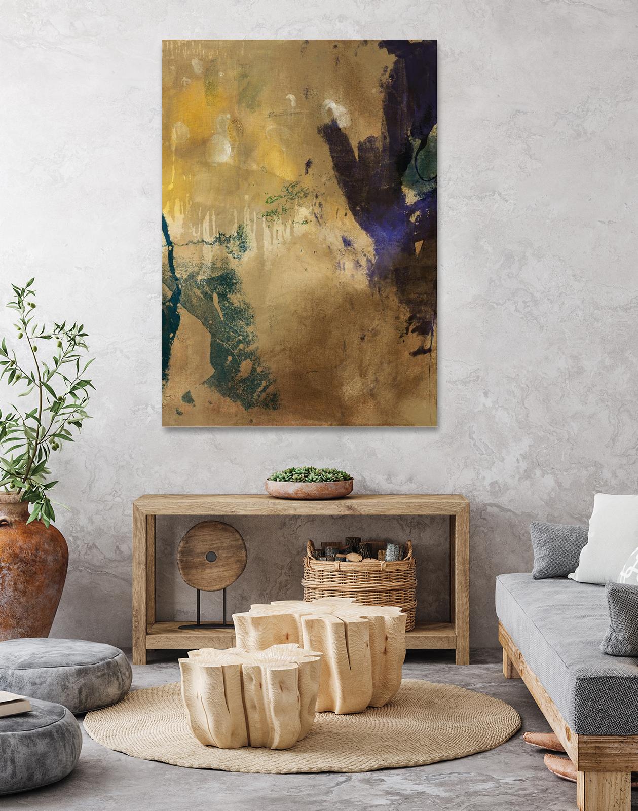 Amber Haze I by Sisa Jasper on GIANT ART - brown abstract