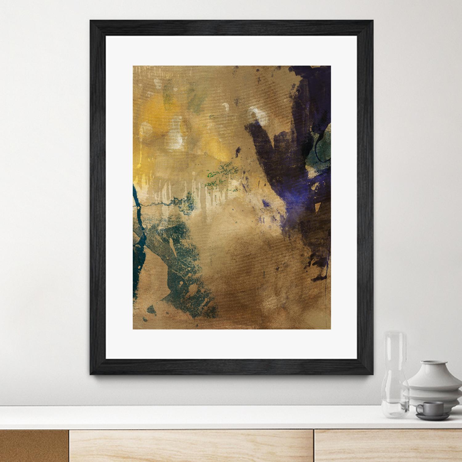 Amber Haze I by Sisa Jasper on GIANT ART - brown abstract