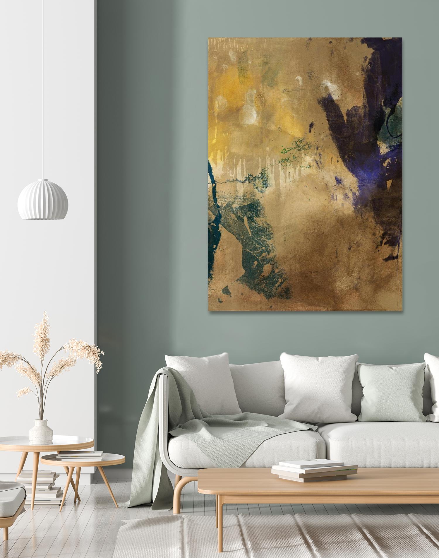 Amber Haze I by Sisa Jasper on GIANT ART - brown abstract