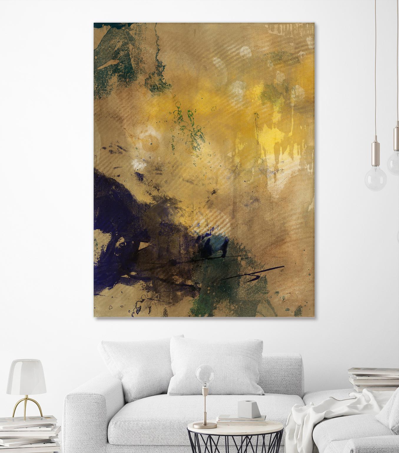 Amber Haze II by Sisa Jasper on GIANT ART - brown abstract