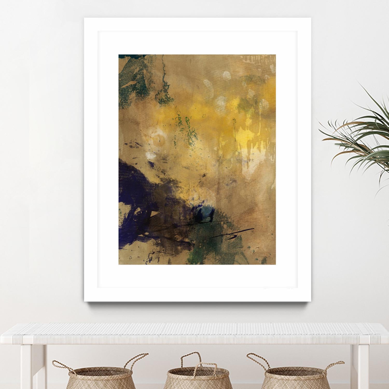 Amber Haze II by Sisa Jasper on GIANT ART - brown abstract