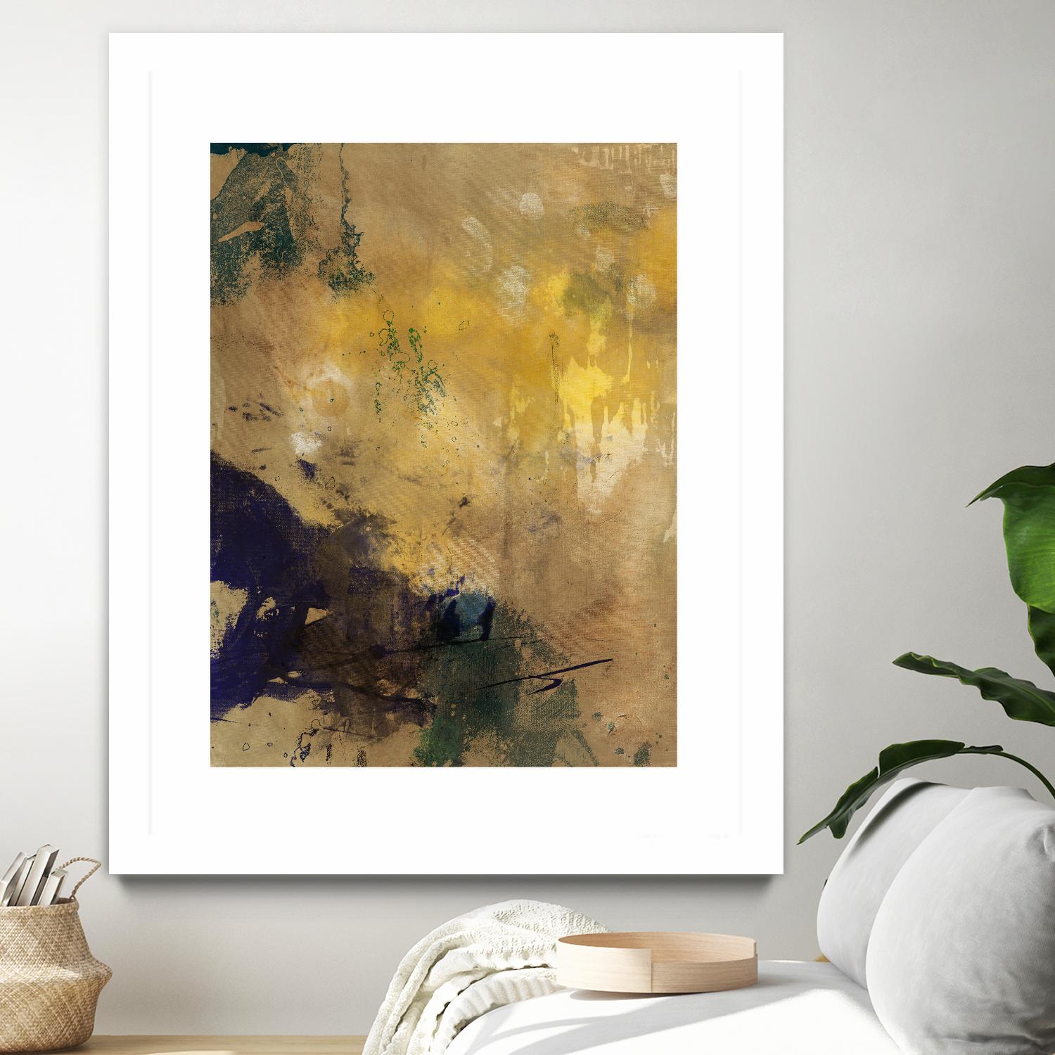 Amber Haze II by Sisa Jasper on GIANT ART - brown abstract