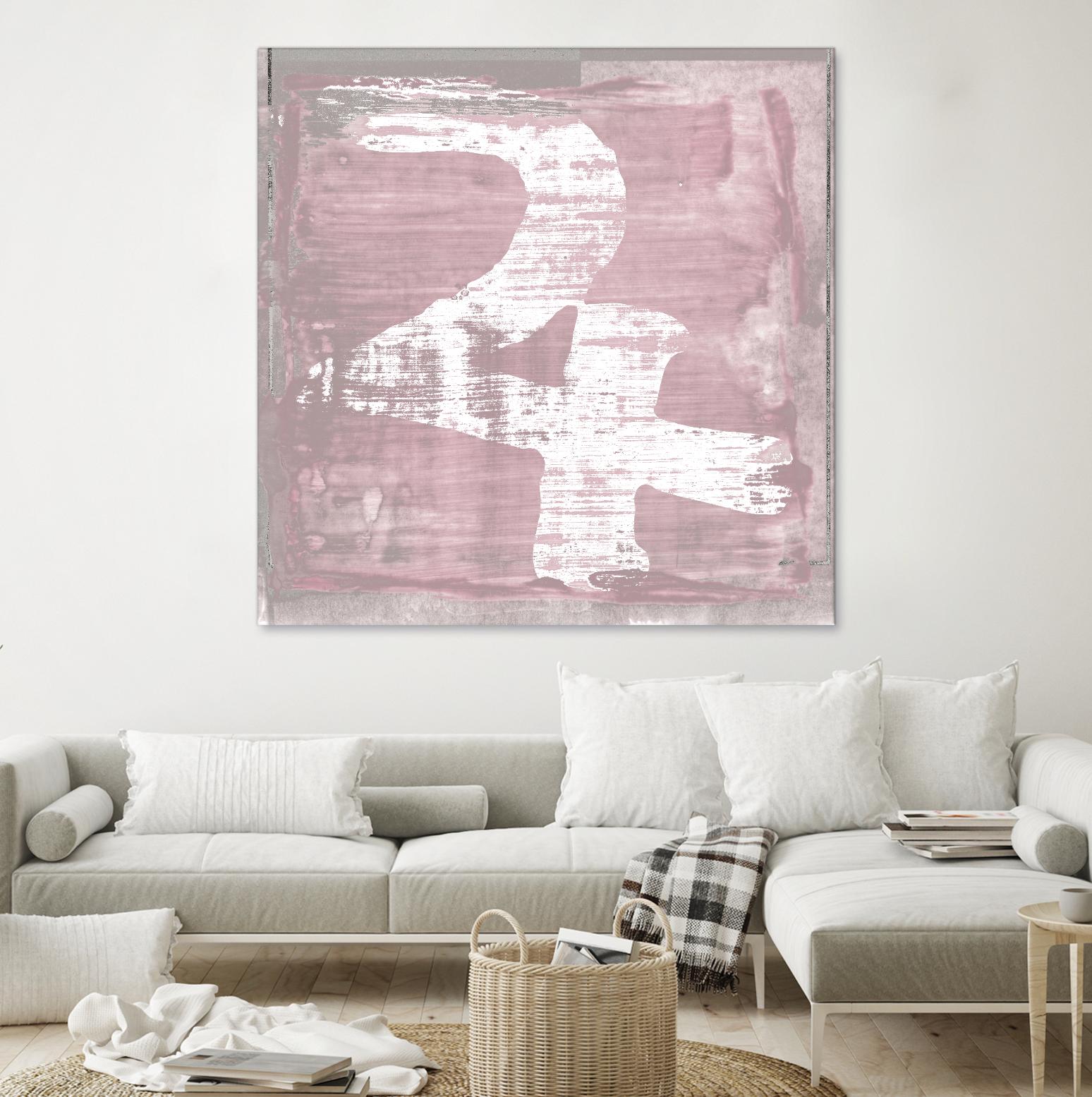 "The Deities, Jupiter" by Sia Aryai on GIANT ART - pink abstract