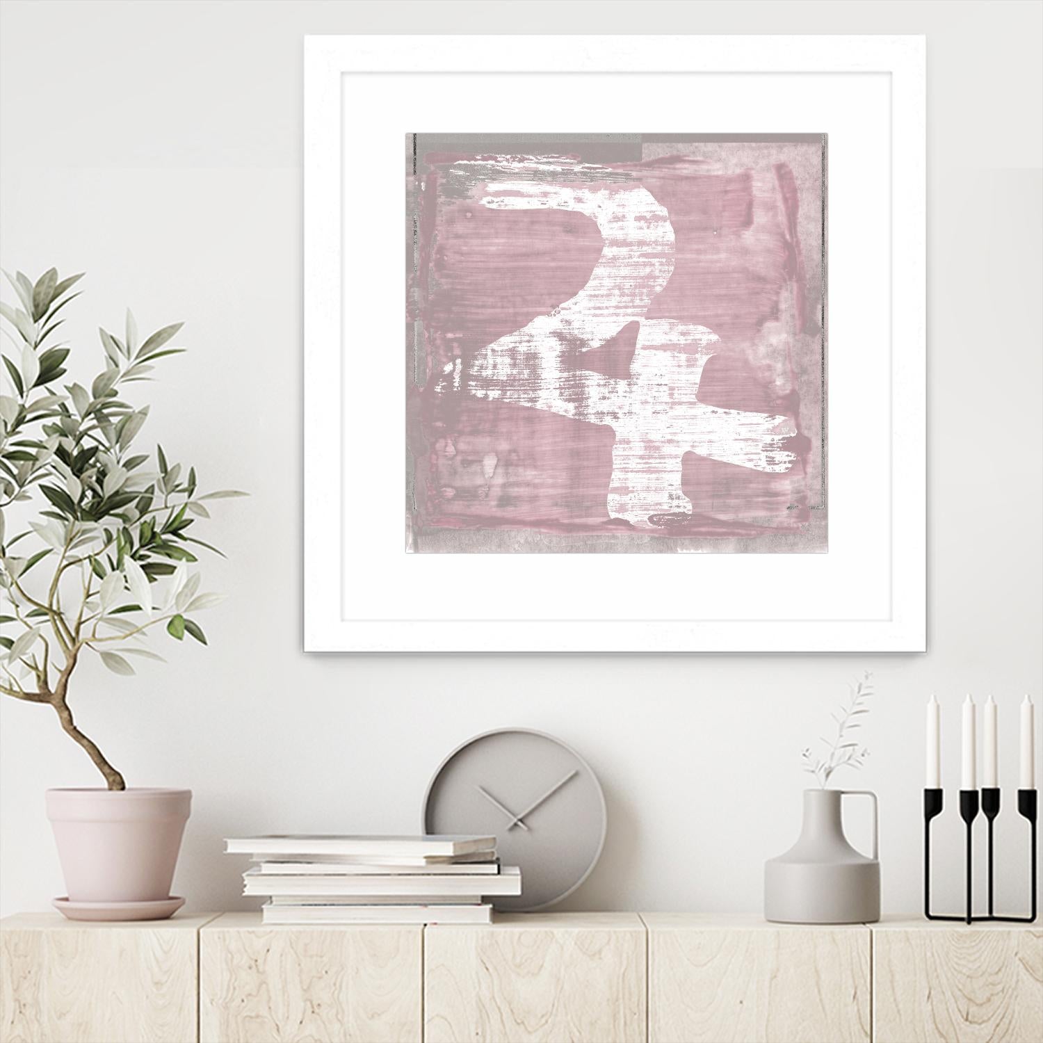 "The Deities, Jupiter" by Sia Aryai on GIANT ART - pink abstract