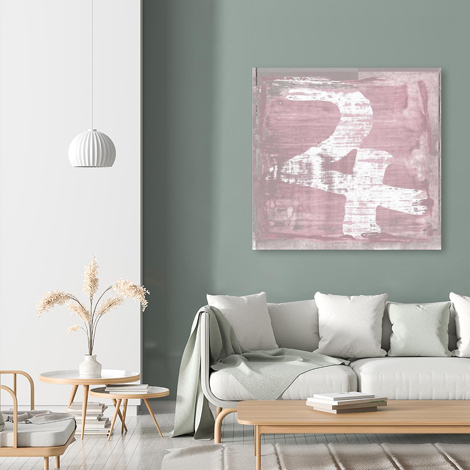 "The Deities, Jupiter" by Sia Aryai on GIANT ART - pink abstract