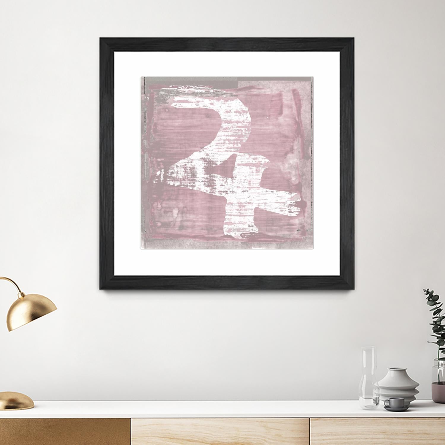 "The Deities, Jupiter" by Sia Aryai on GIANT ART - pink abstract