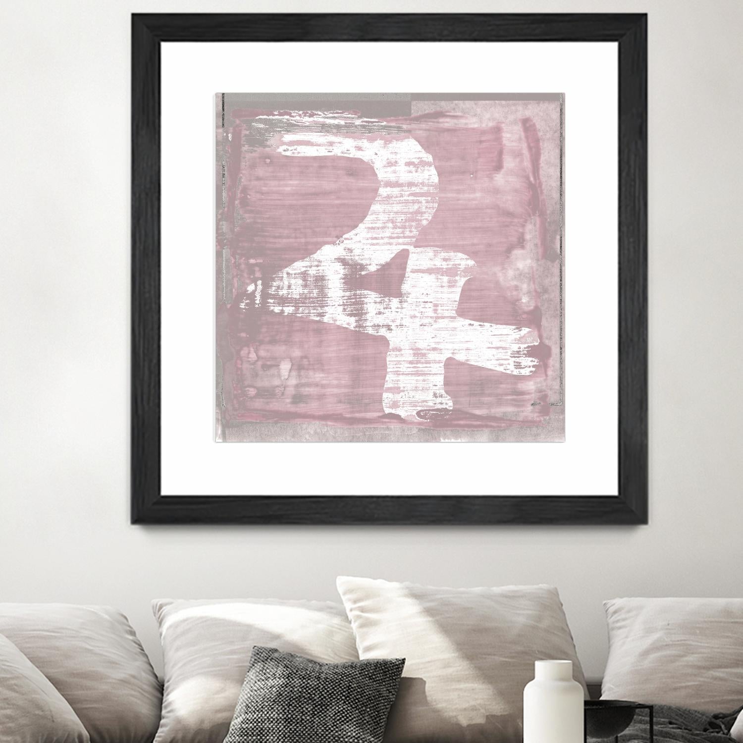 "The Deities, Jupiter" by Sia Aryai on GIANT ART - pink abstract