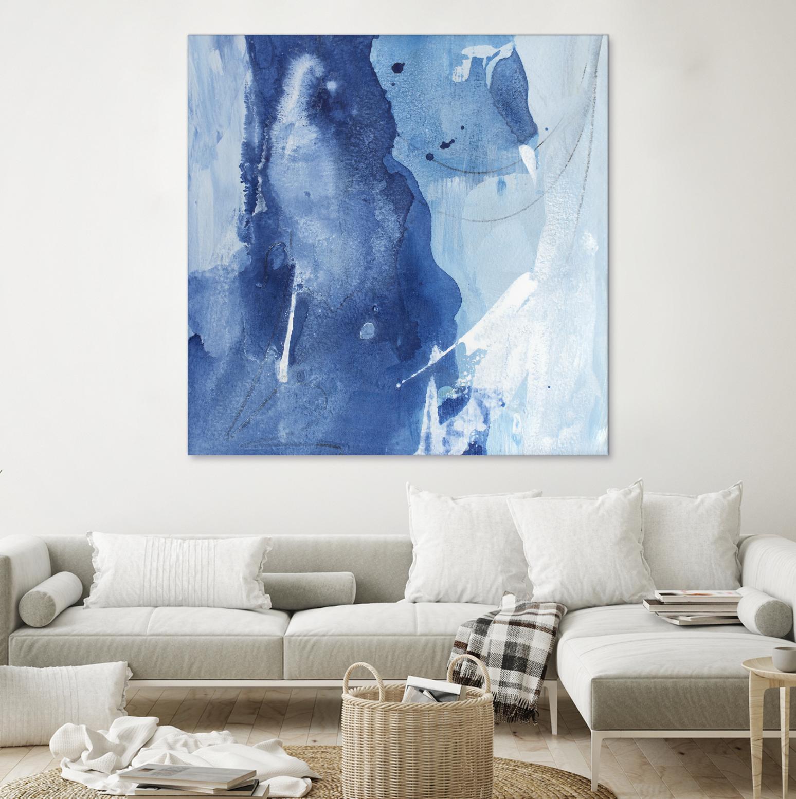 Coastal North I by Julia Contacessi on GIANT ART - blue abstract