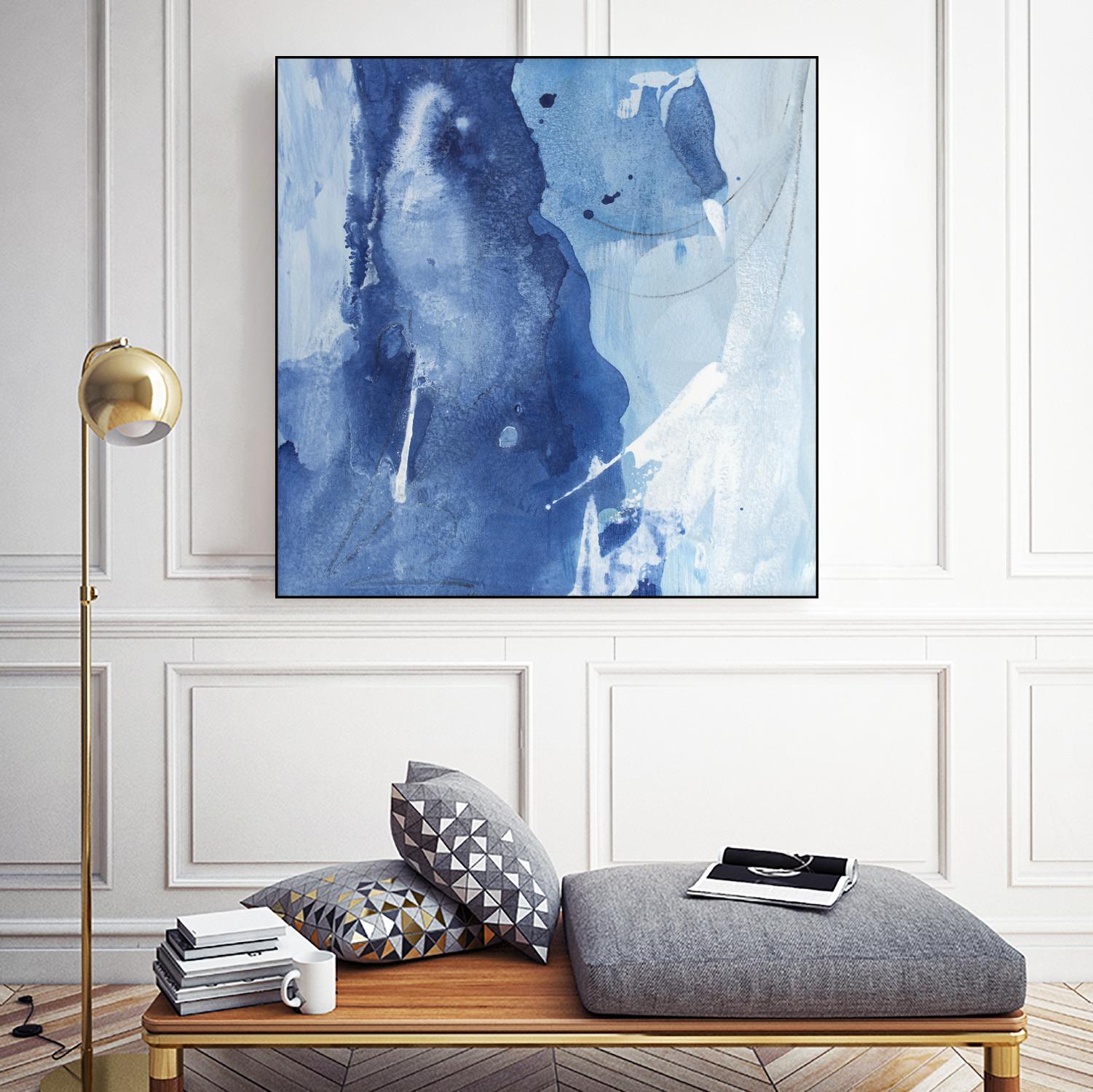 Coastal North I by Julia Contacessi on GIANT ART - blue abstract