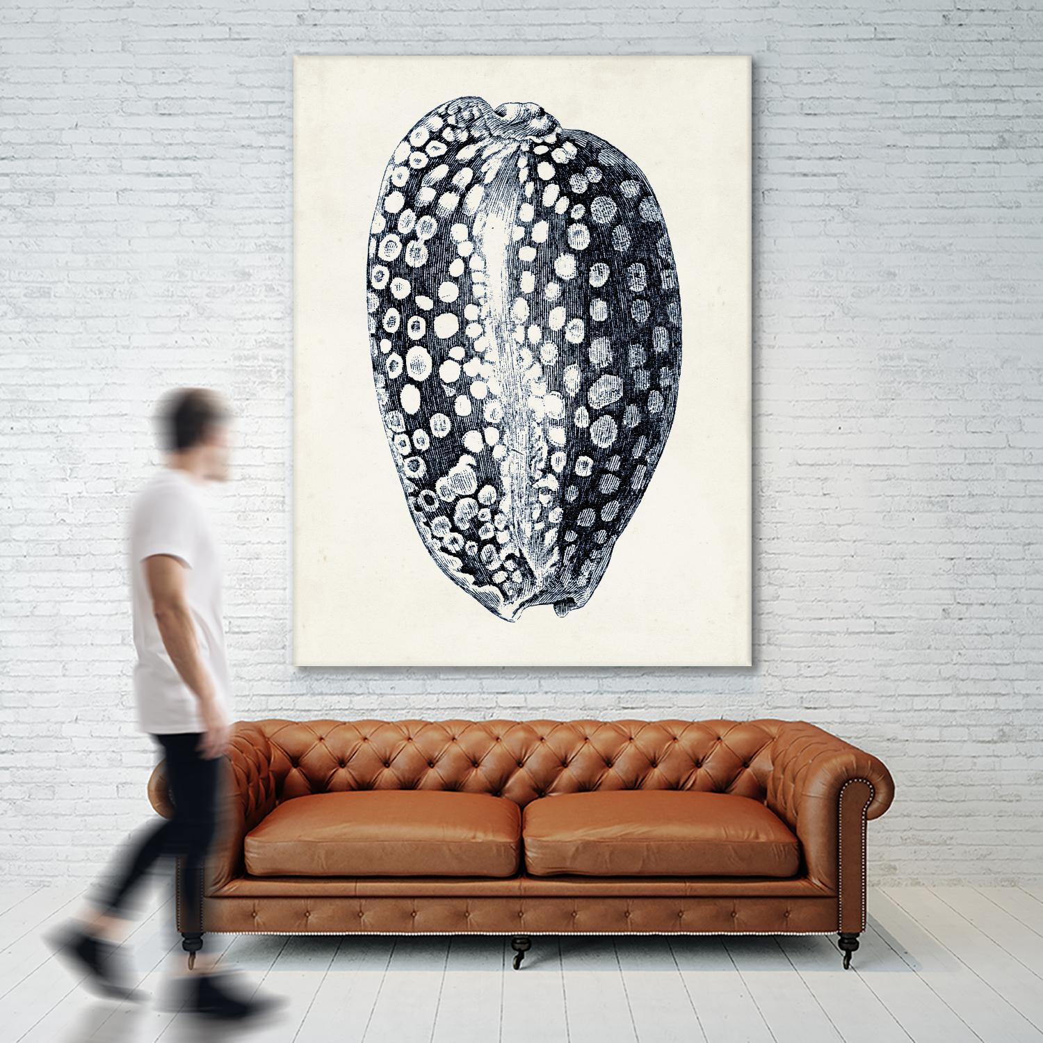 Coastal Collection in Indigo III by Vision Studio on GIANT ART - blue tropical