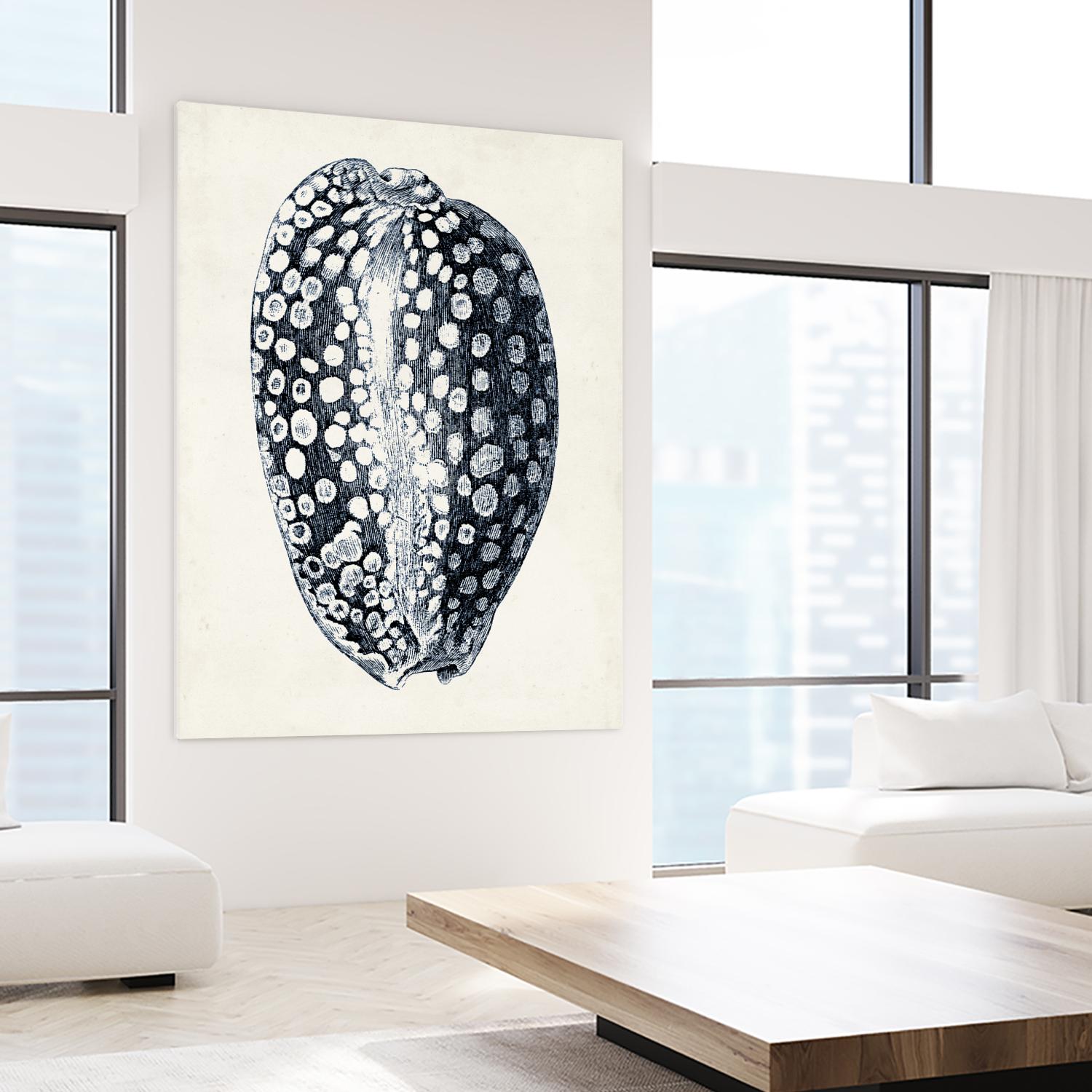 Coastal Collection in Indigo III by Vision Studio on GIANT ART - blue tropical