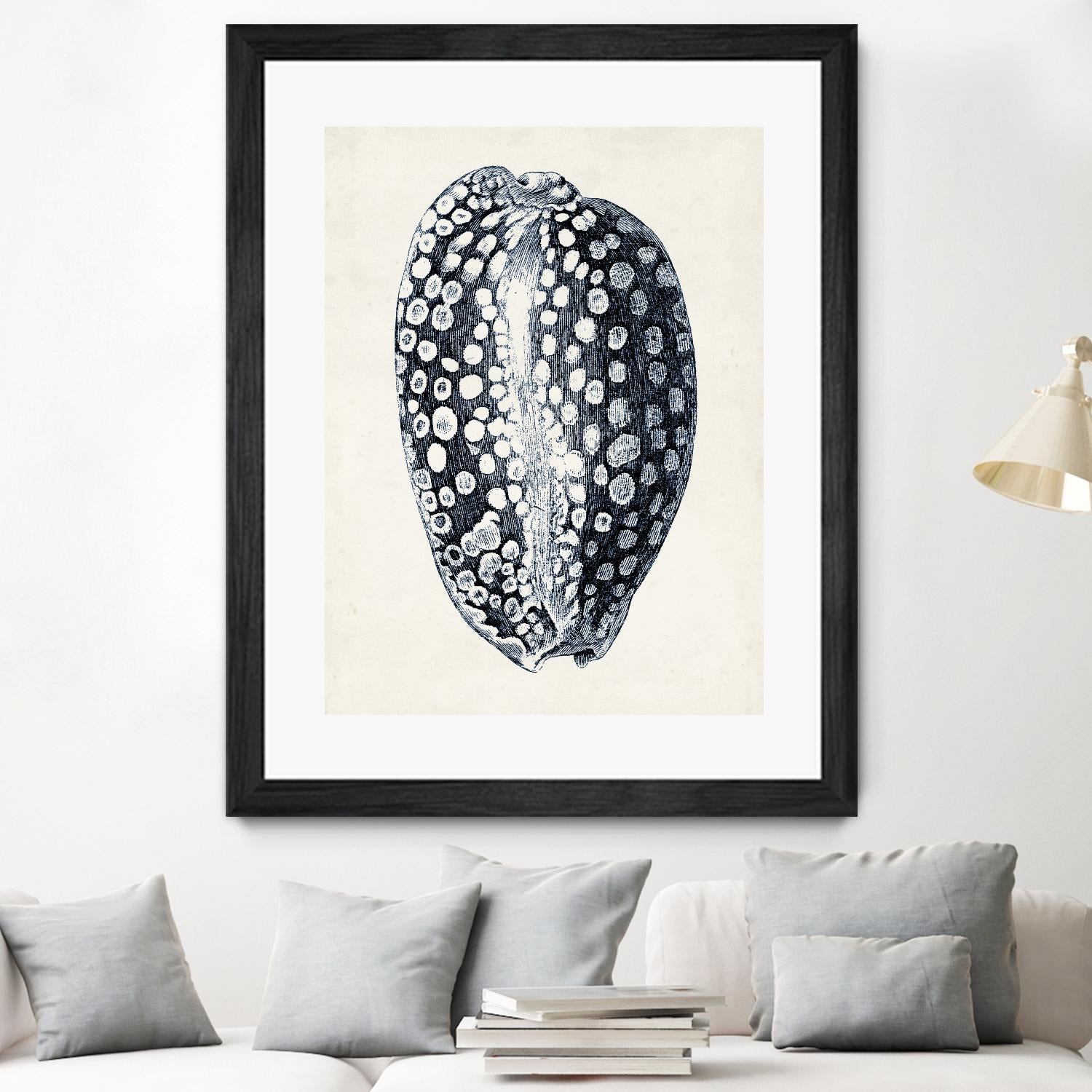 Coastal Collection in Indigo III by Vision Studio on GIANT ART - blue tropical