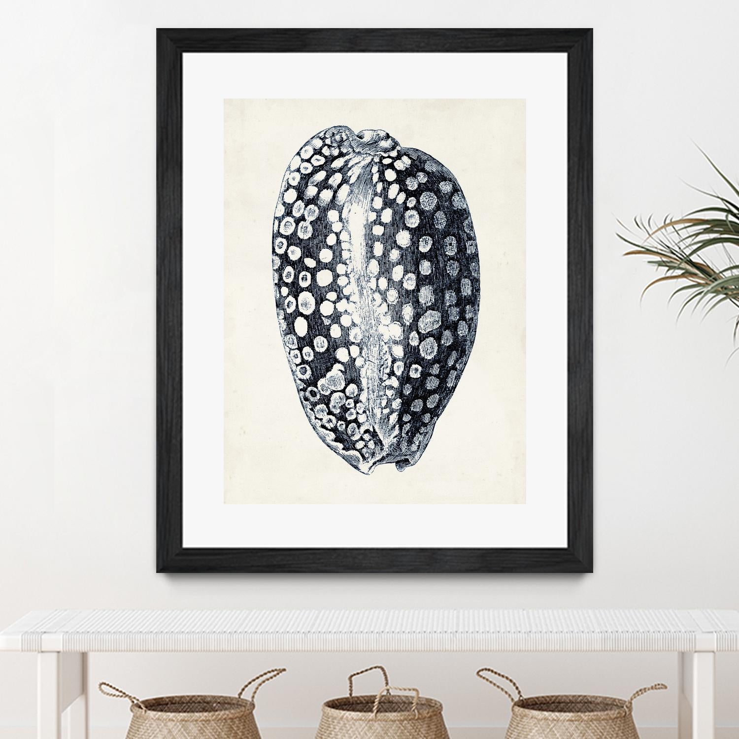 Coastal Collection in Indigo III by Vision Studio on GIANT ART - blue tropical