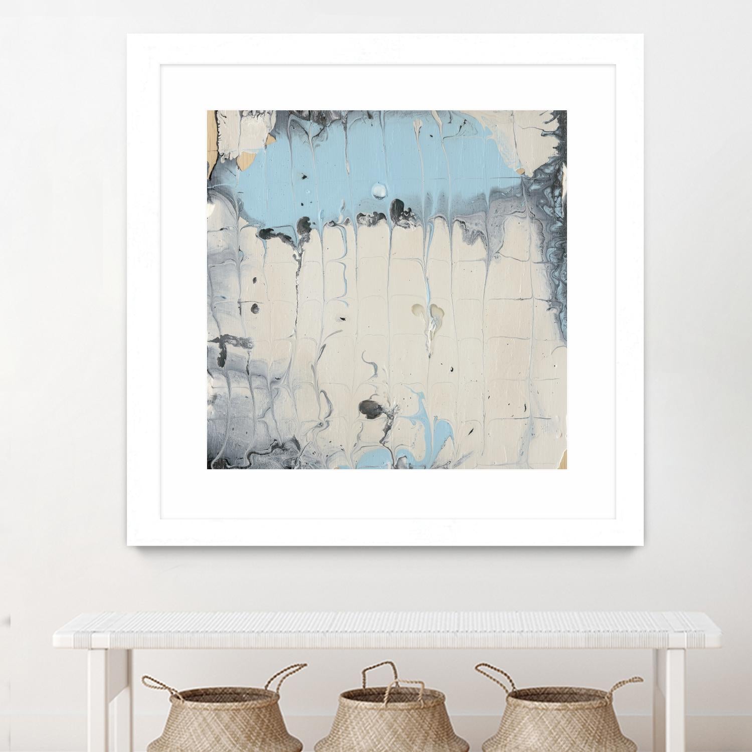 Rainmaker I by Alicia Ludwig on GIANT ART - blue abstract