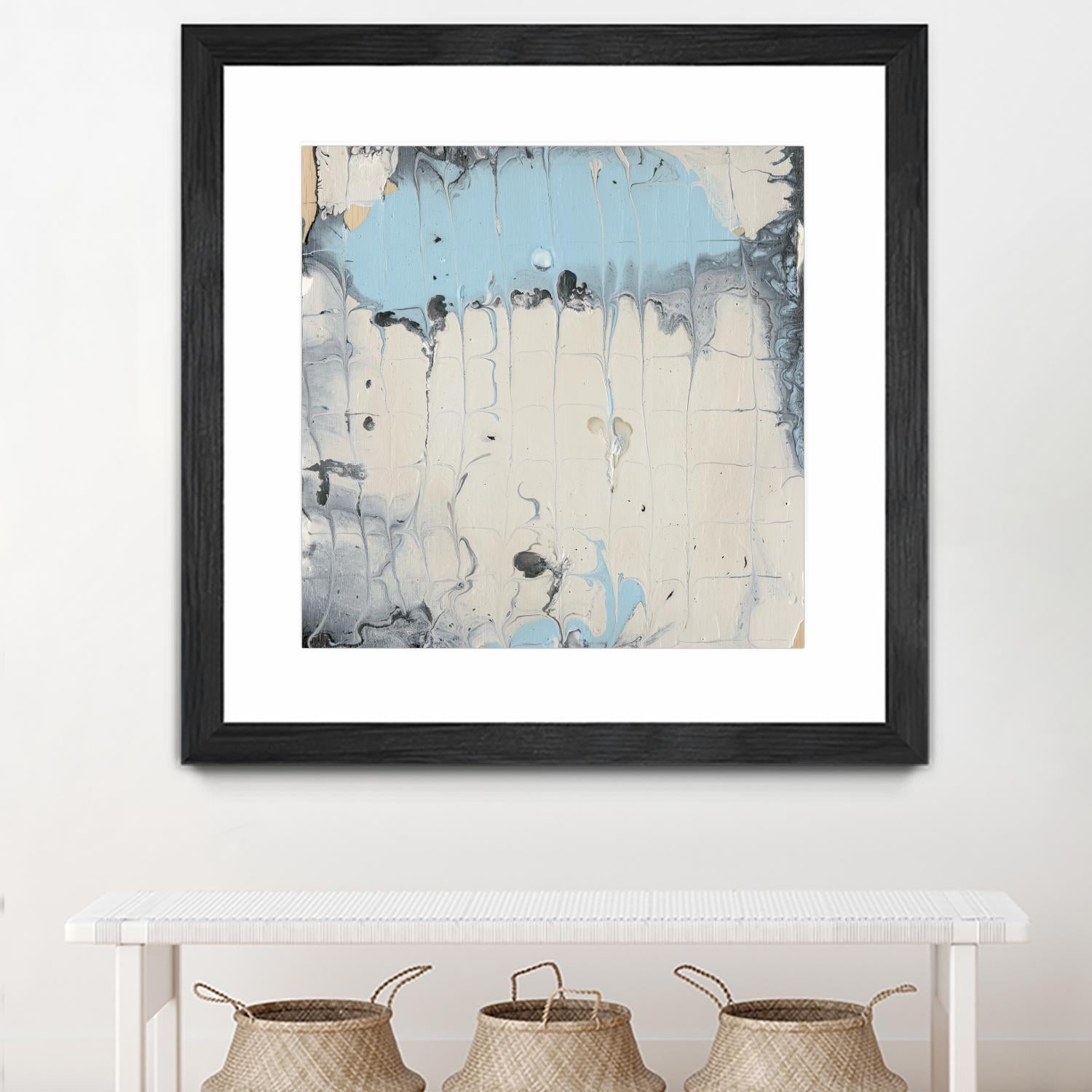 Rainmaker I by Alicia Ludwig on GIANT ART - blue abstract