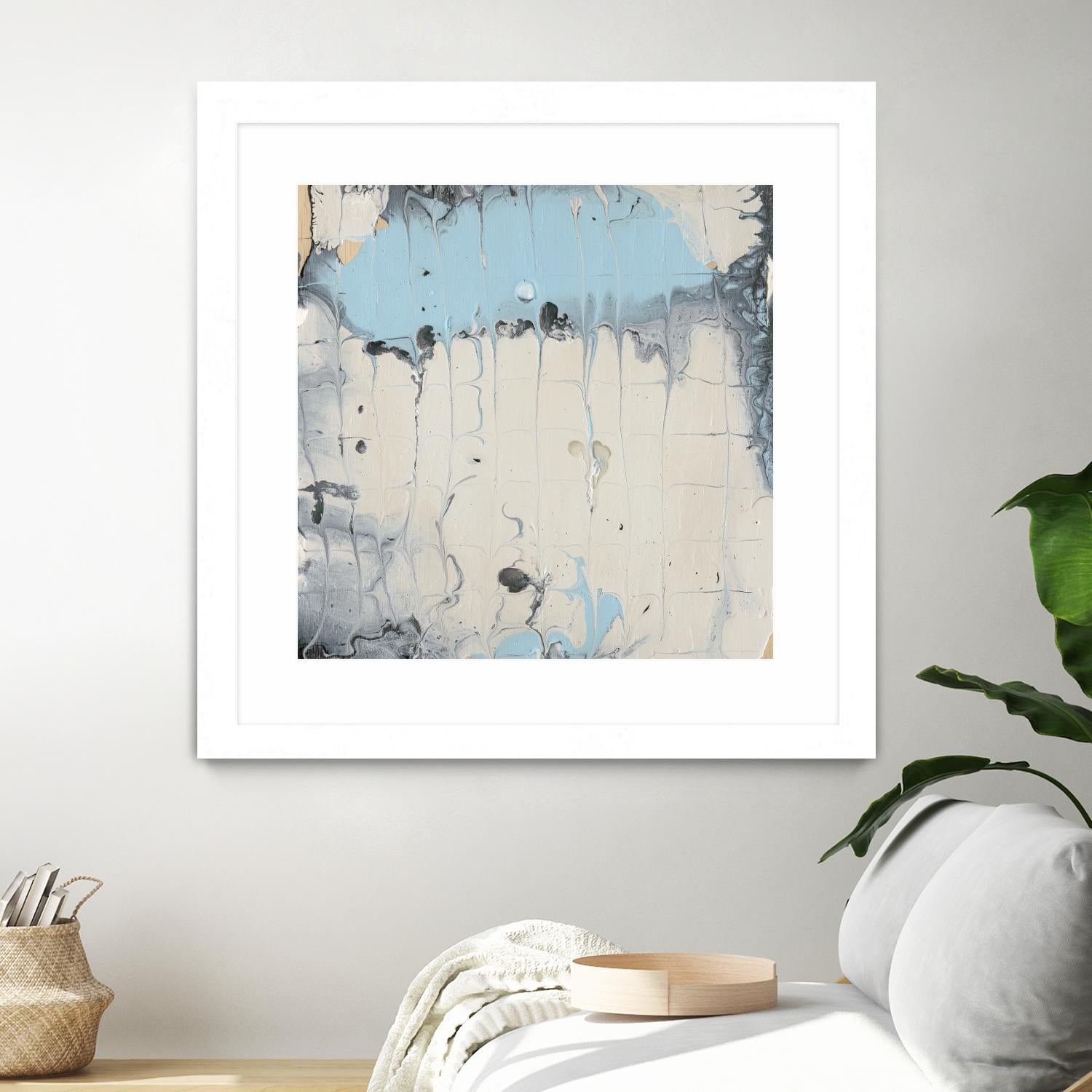 Rainmaker I by Alicia Ludwig on GIANT ART - blue abstract