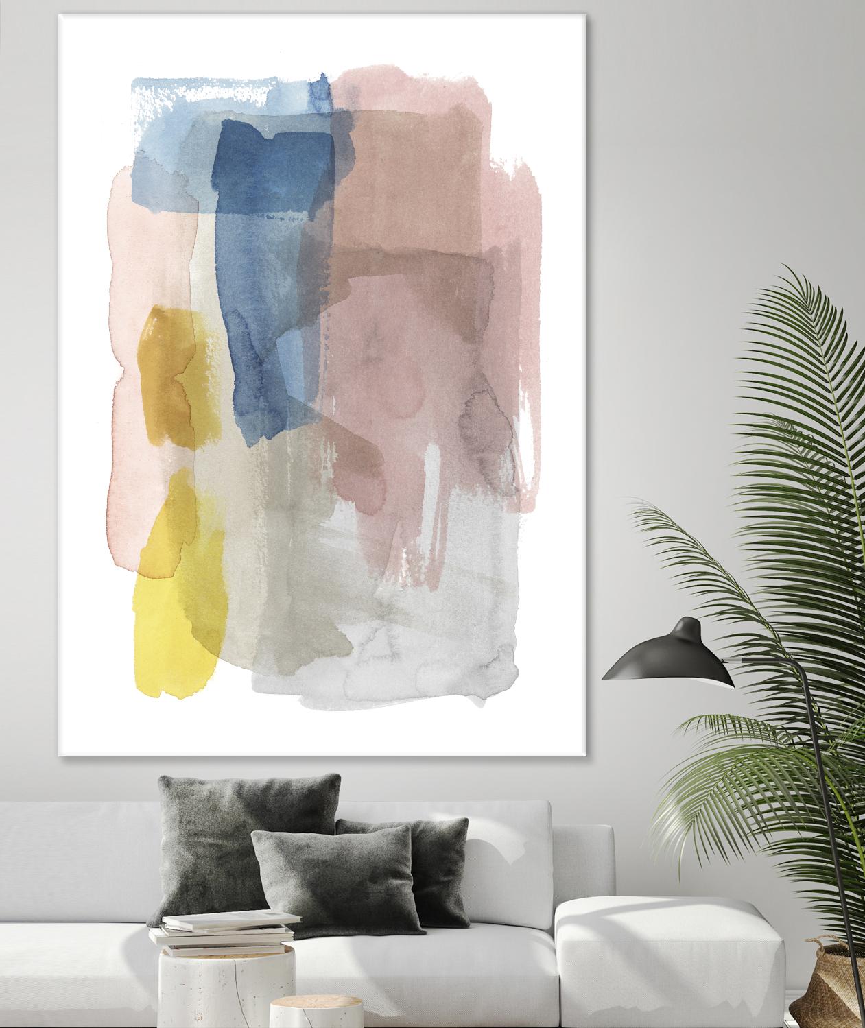 Puddle Pastel I by Grace Popp on GIANT ART - pastels abstract