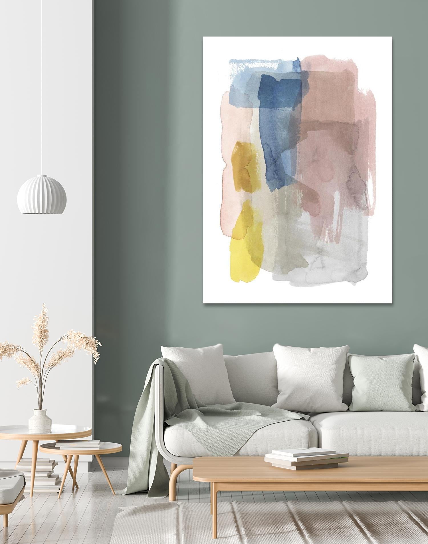 Puddle Pastel I by Grace Popp on GIANT ART - pastels abstract