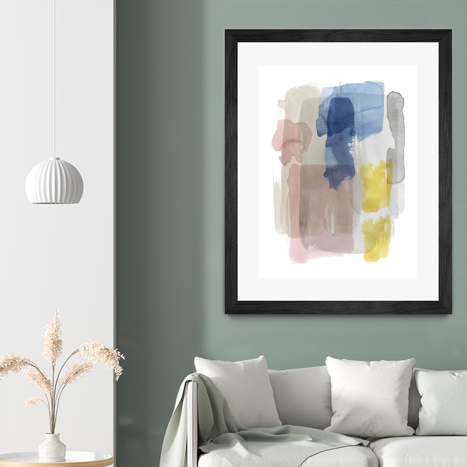 Puddle Pastel II by Grace Popp on GIANT ART - pastels abstract