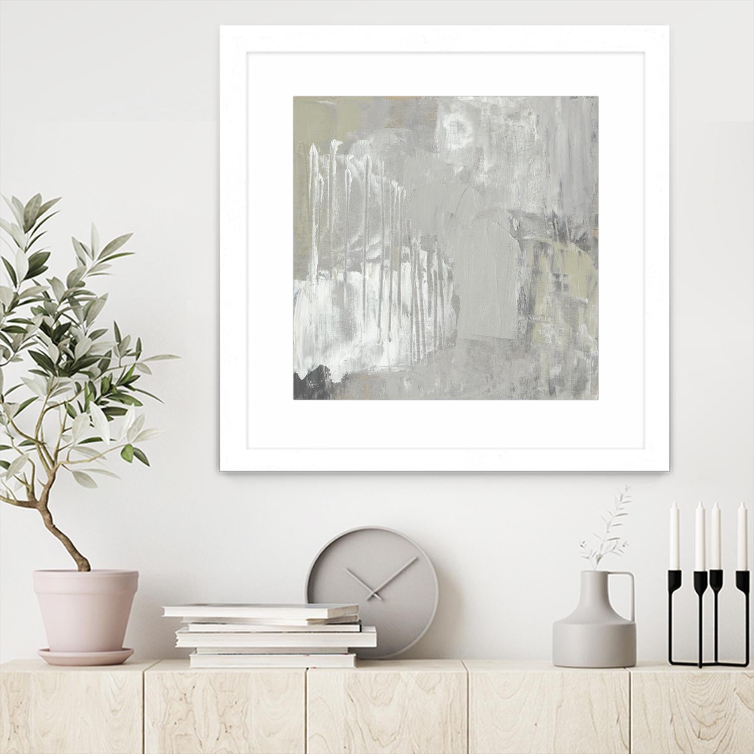Neutral Composition I by Jennifer Goldberger on GIANT ART - abstract