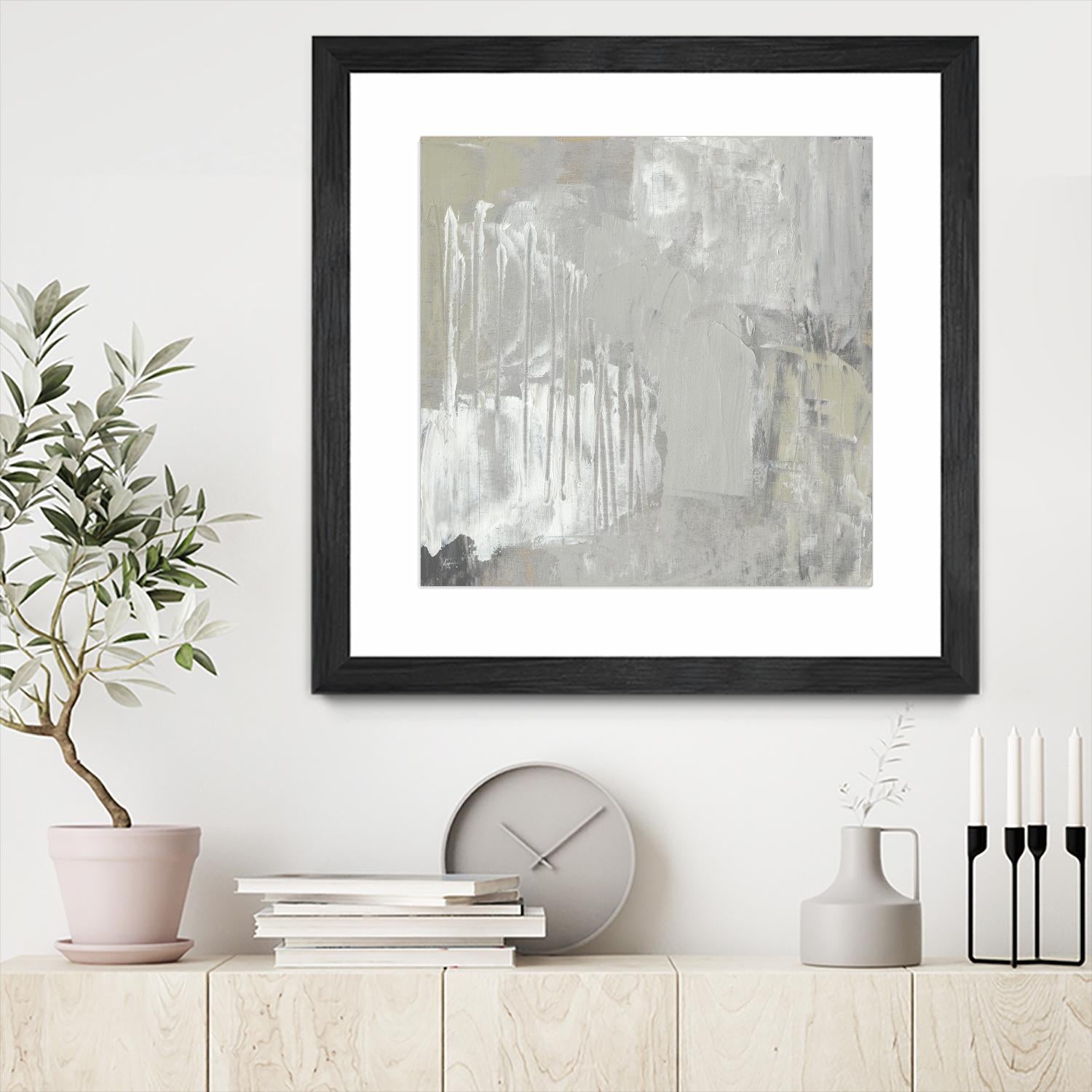 Neutral Composition I by Jennifer Goldberger on GIANT ART - abstract
