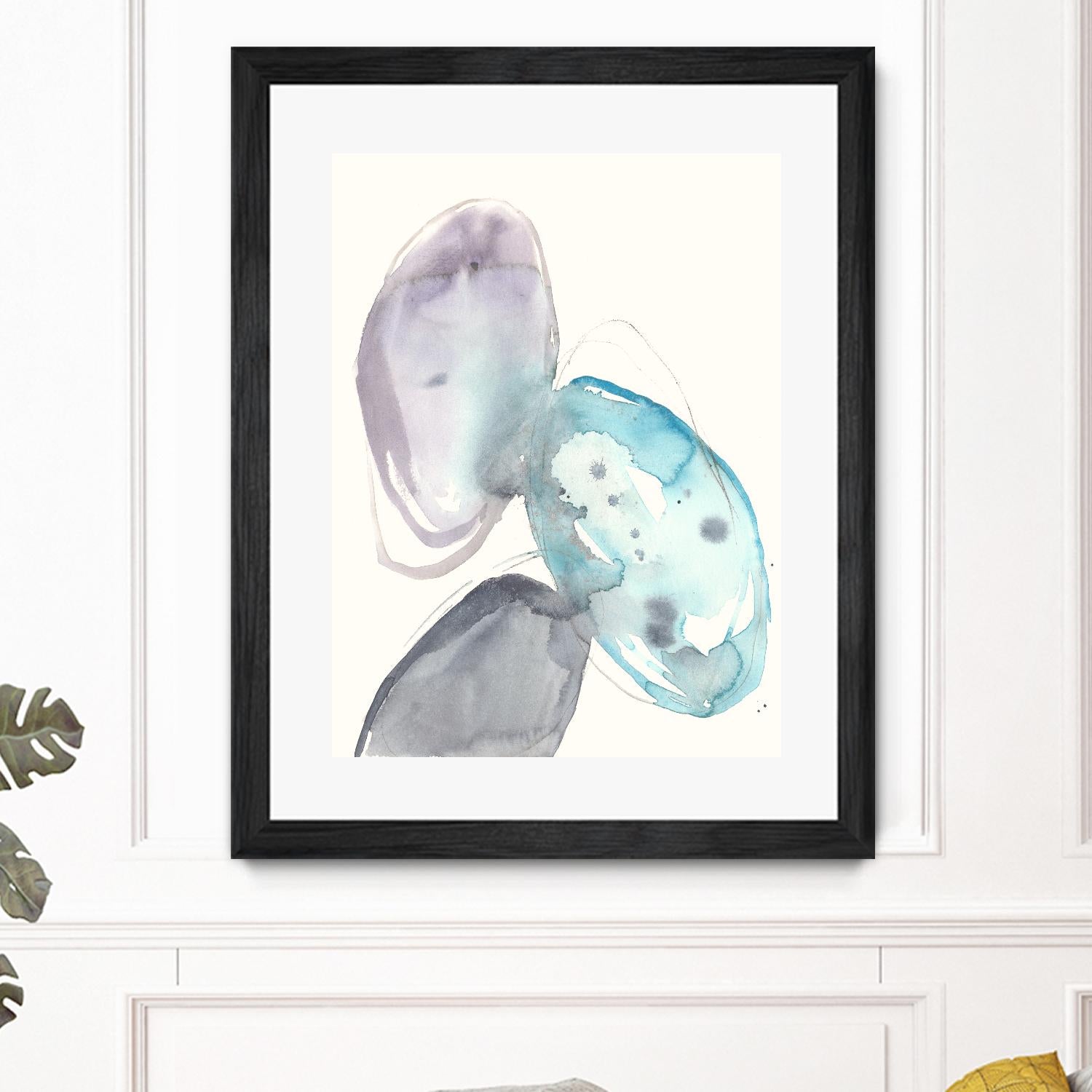 Orb Connection II by Jennifer Goldberger on GIANT ART - blue abstract