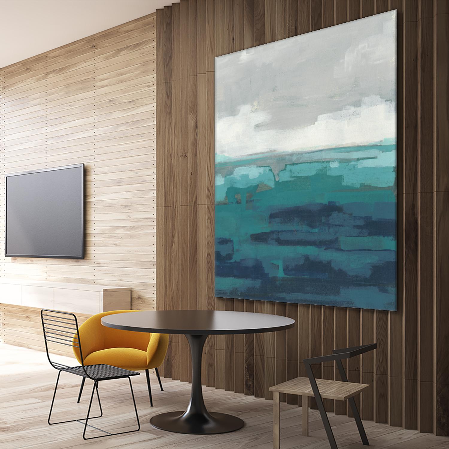 Sea Foam Vista II by June Erica Vess on GIANT ART - green sea scene